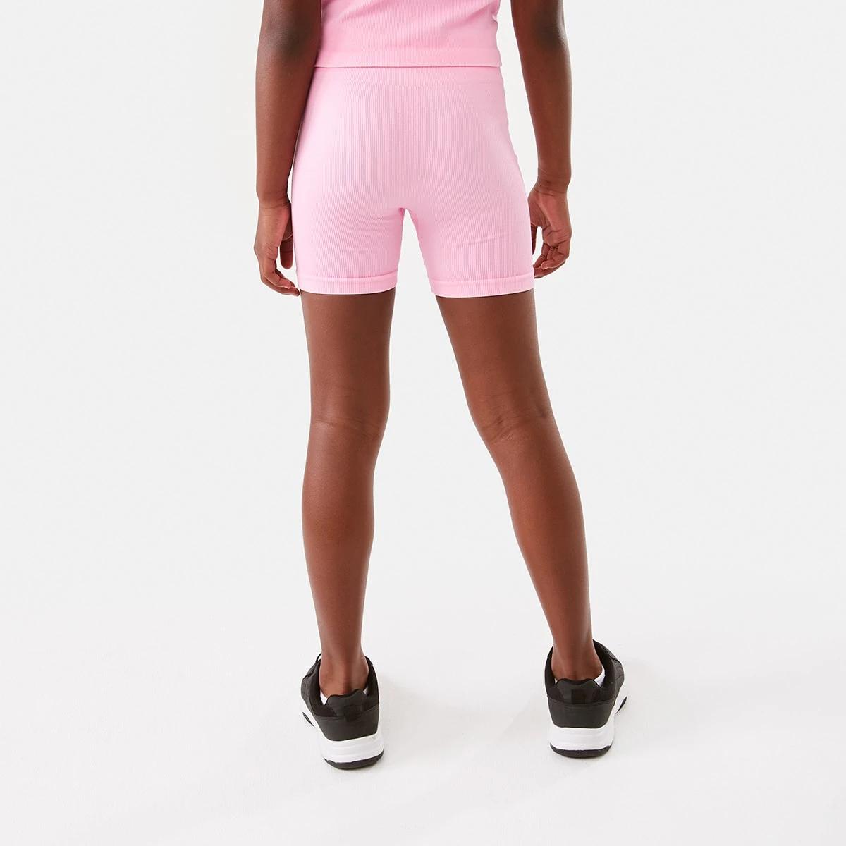 3 Active Kids Seamfree Bike Shorts Pris Pink, 3 of 9
