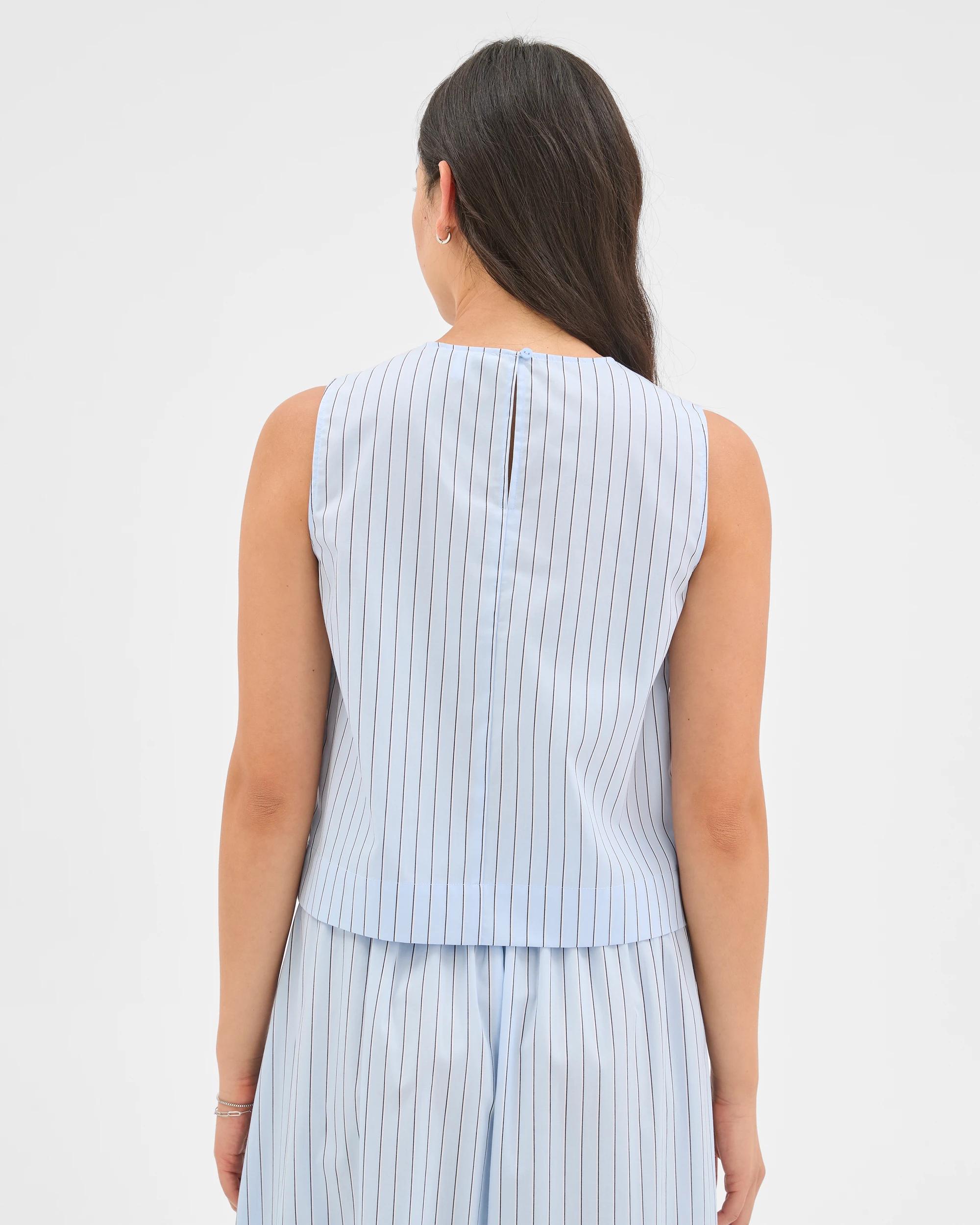 6 Preview Australian Cotton Sleeveless Tank Top , 6 of 6