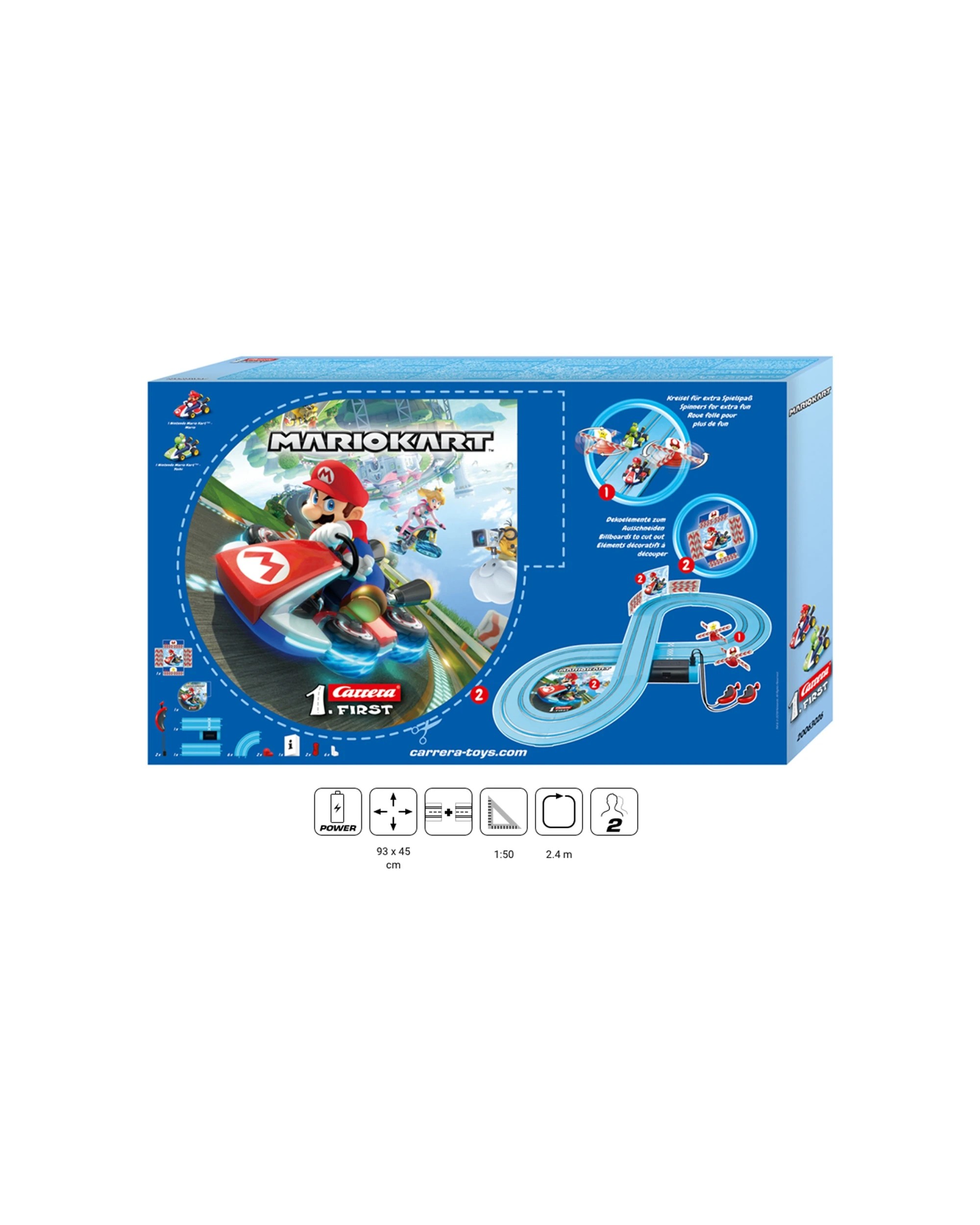 4 Carrera My First Set Mario Kart Slot Set Mario and Yoshi, 4 of 4