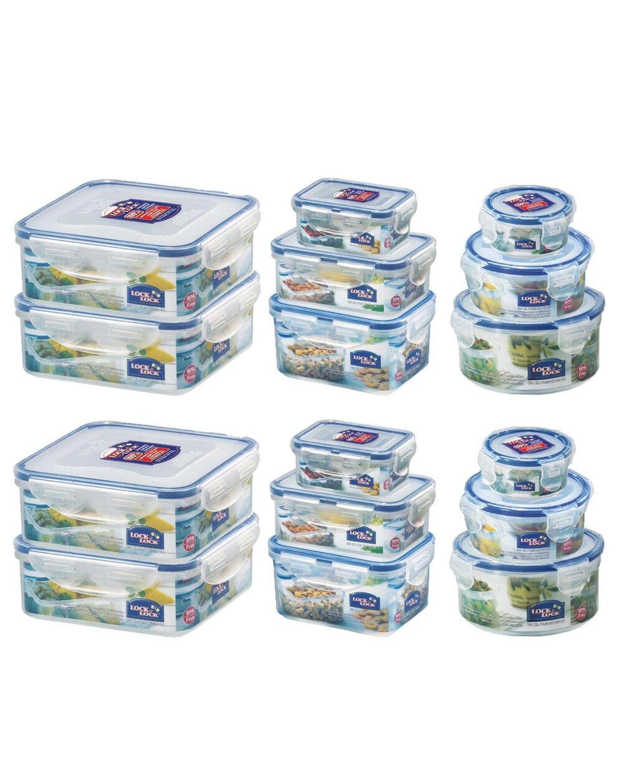 1 Lock & Lock 16pc Classic Container Set  16 Piece, 1 of 2