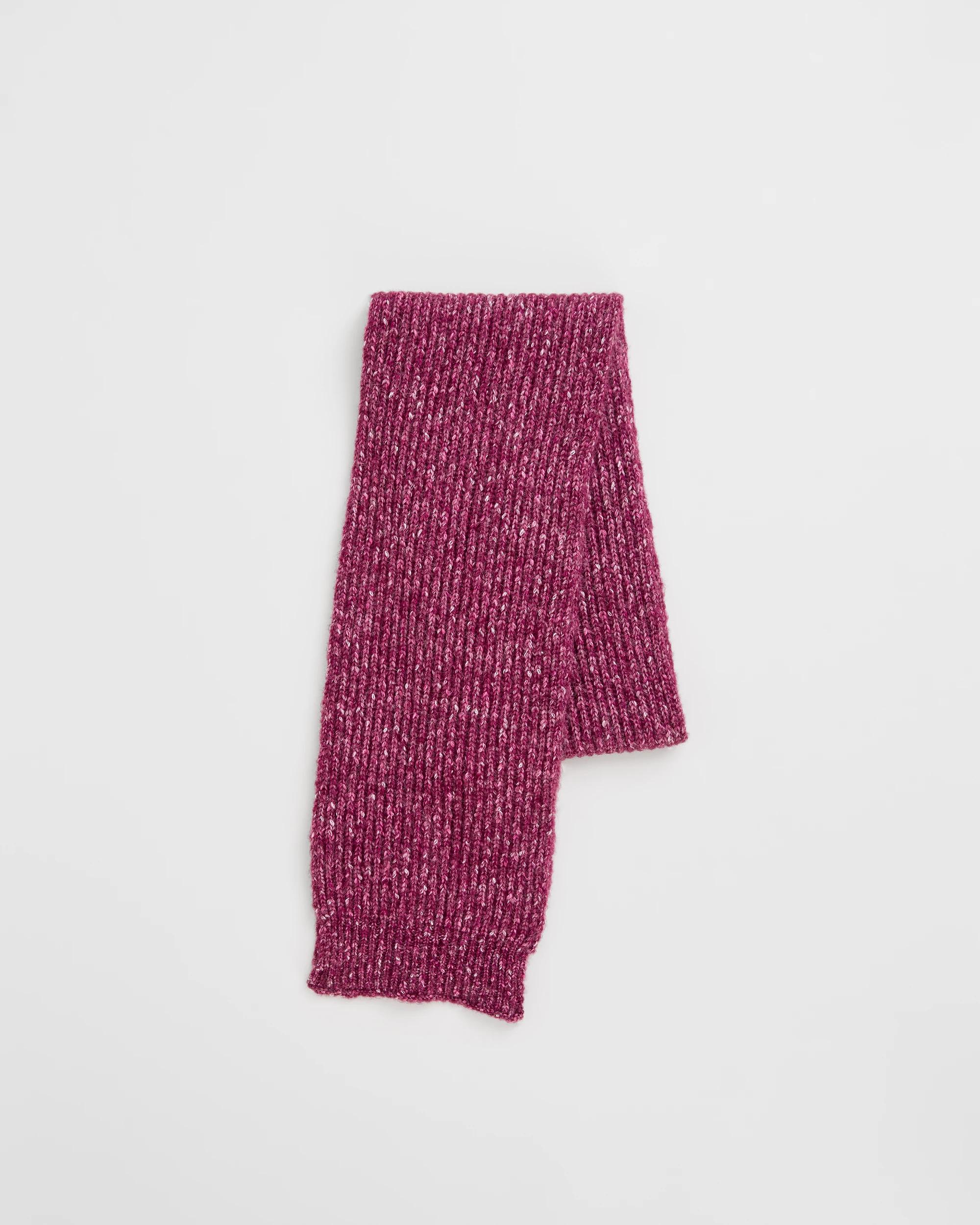 1 Target Woman Chunky Fleck Knit Scarf PURPLE, 1 of 3