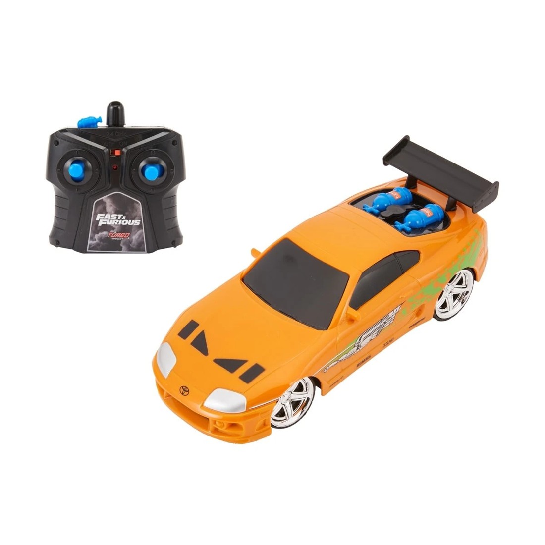 2 Fast & Furious 2.4GHz Brian's Toyota Supra Nitro Powered Radio Control Car, 2 of 9