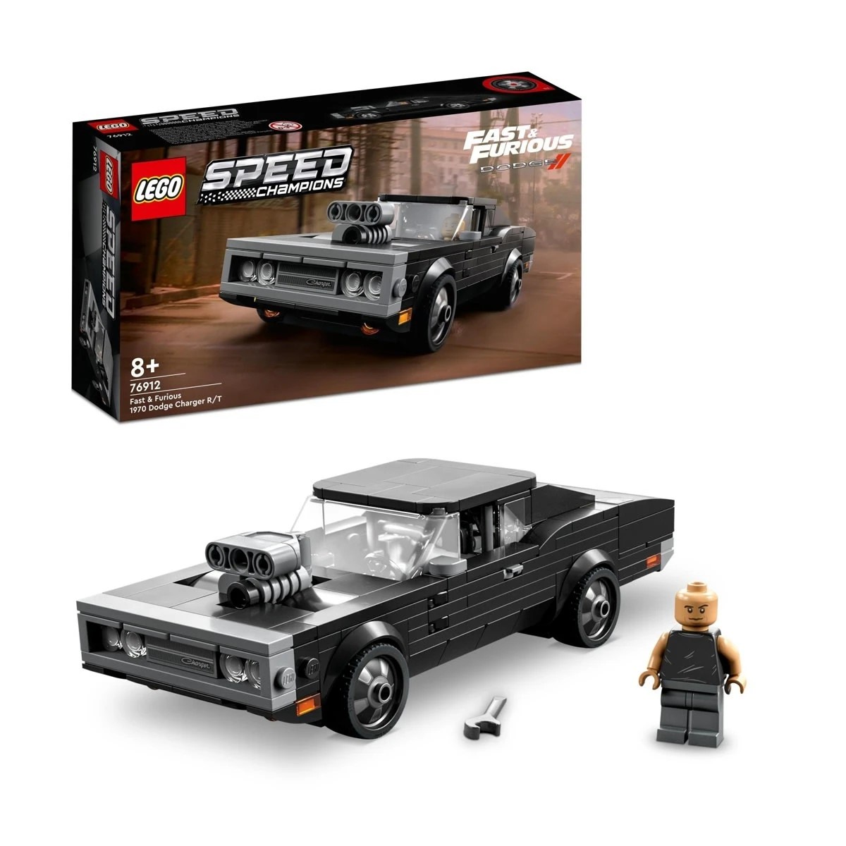 1 LEGO Speed Champions Fast & Furious 1970 Dodge Charger R/T 76912, 1 of 10