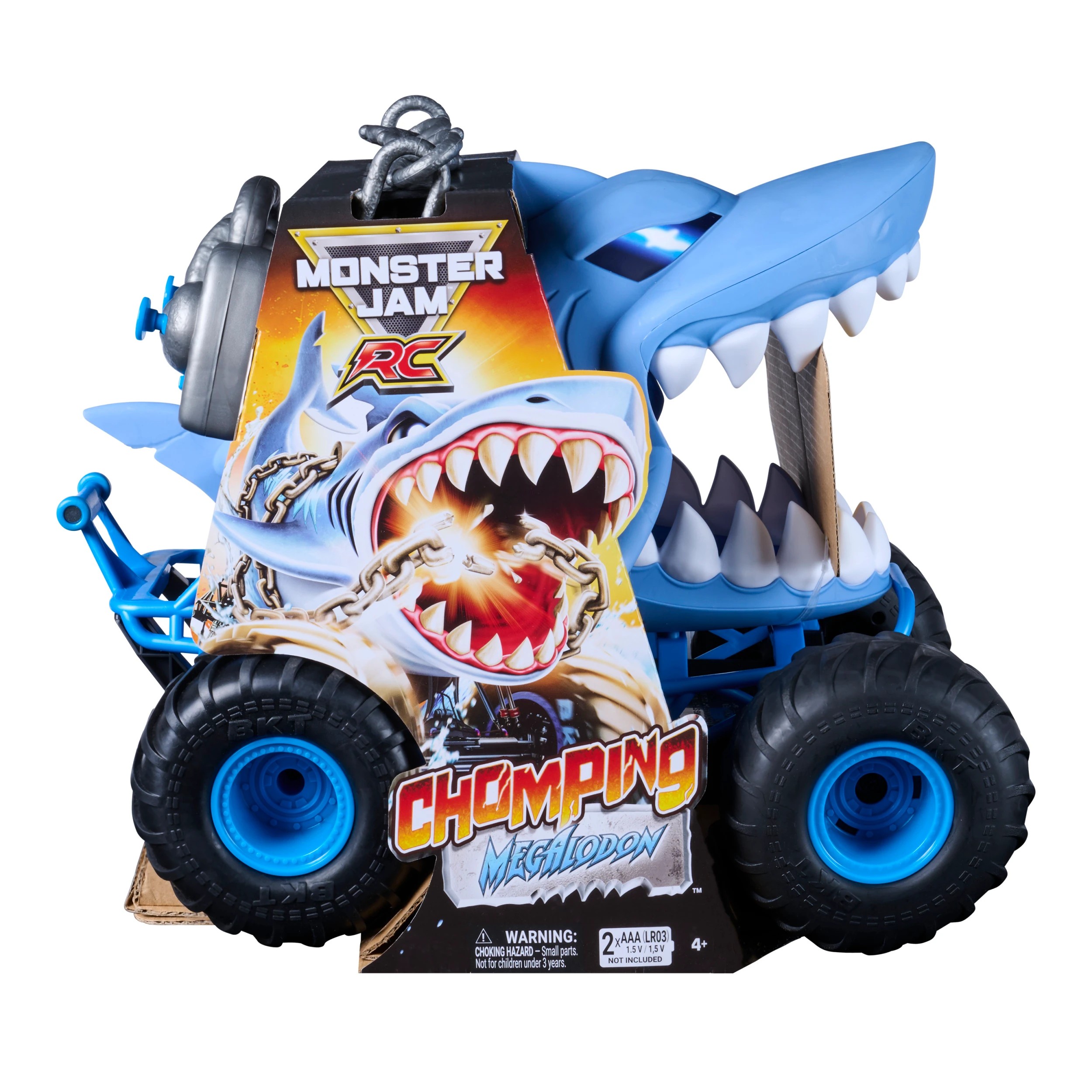 1 Monster Jam Chomping Megalodon RC Truck, 1 of 10