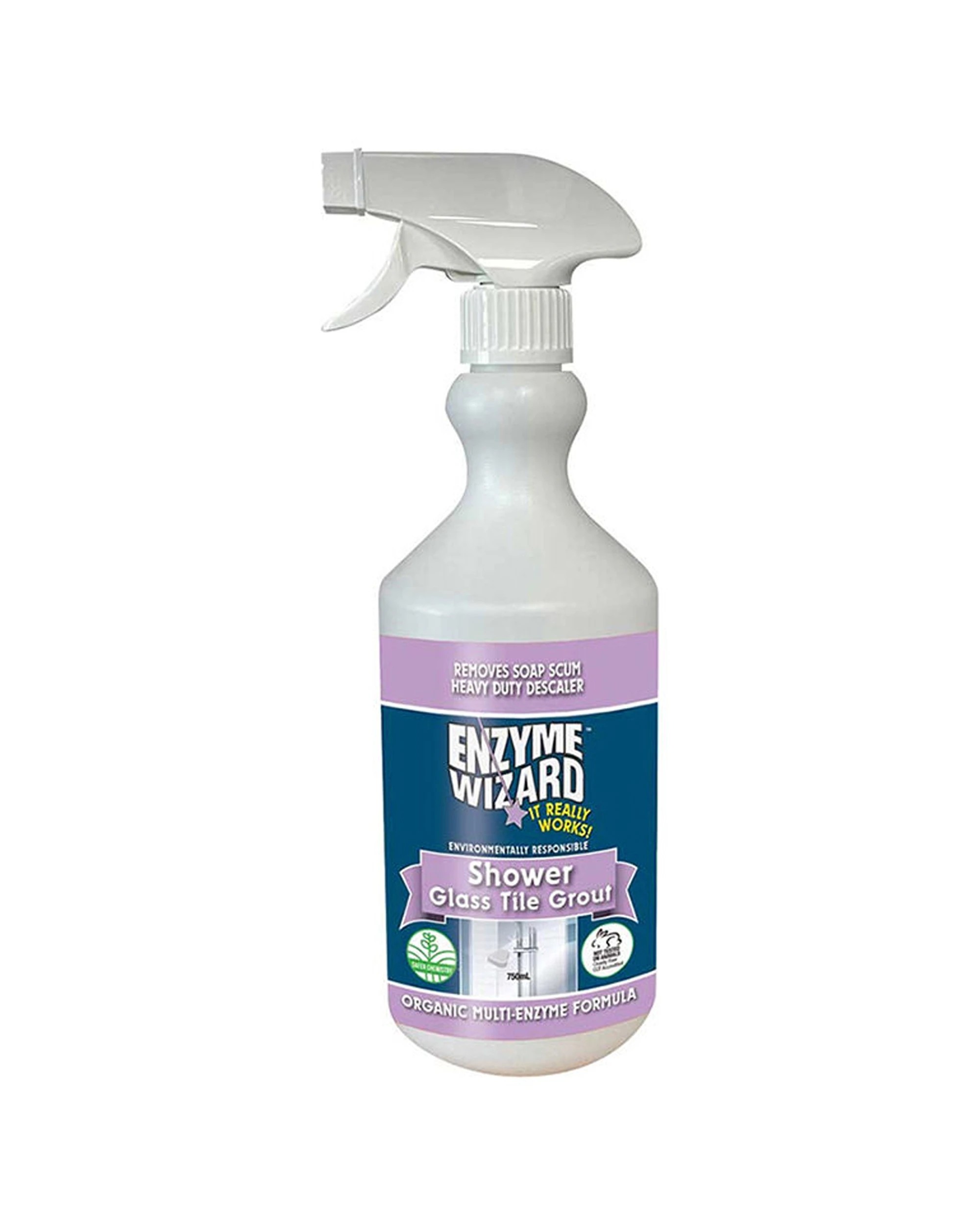 2 Enzyme Wizard Shower Glass Tile Grout Cleaner 750ml/5L 2PK - Multi, 2 of 3