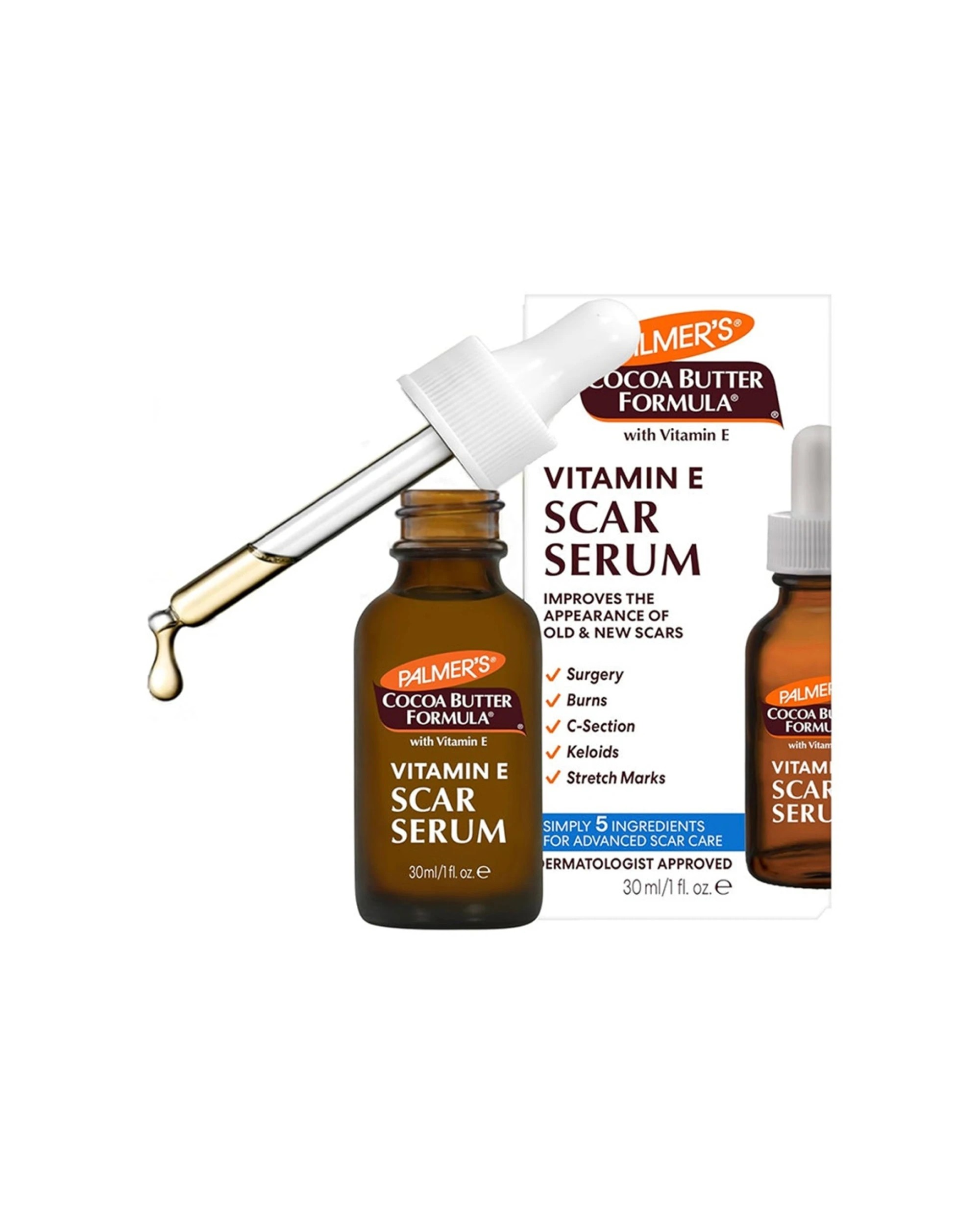 1 Palmers Cocoa Butter Formula Scar Serum 30ml, 1 of 1