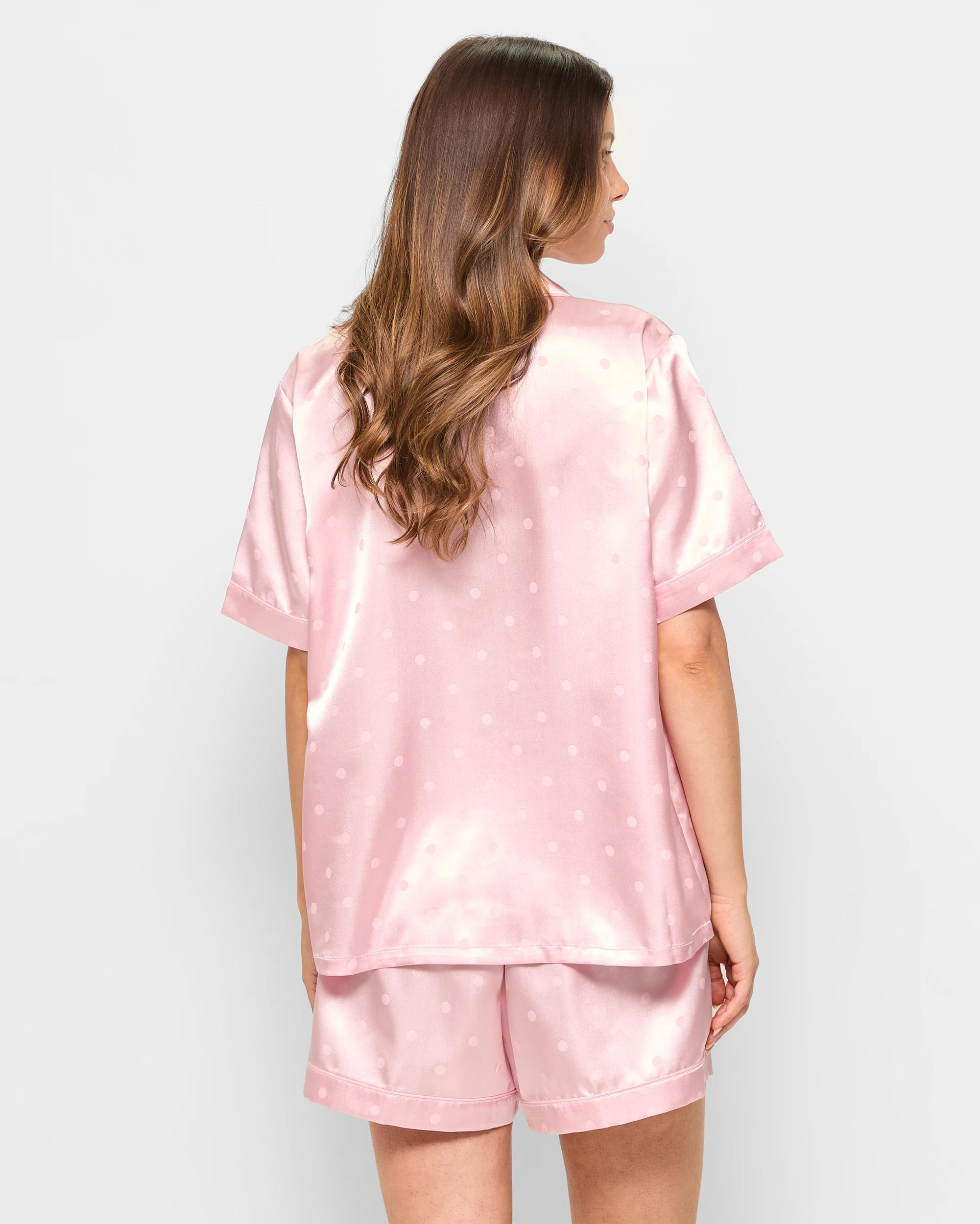 4 Target Short Satin Pyjama Set PINK, 4 of 5