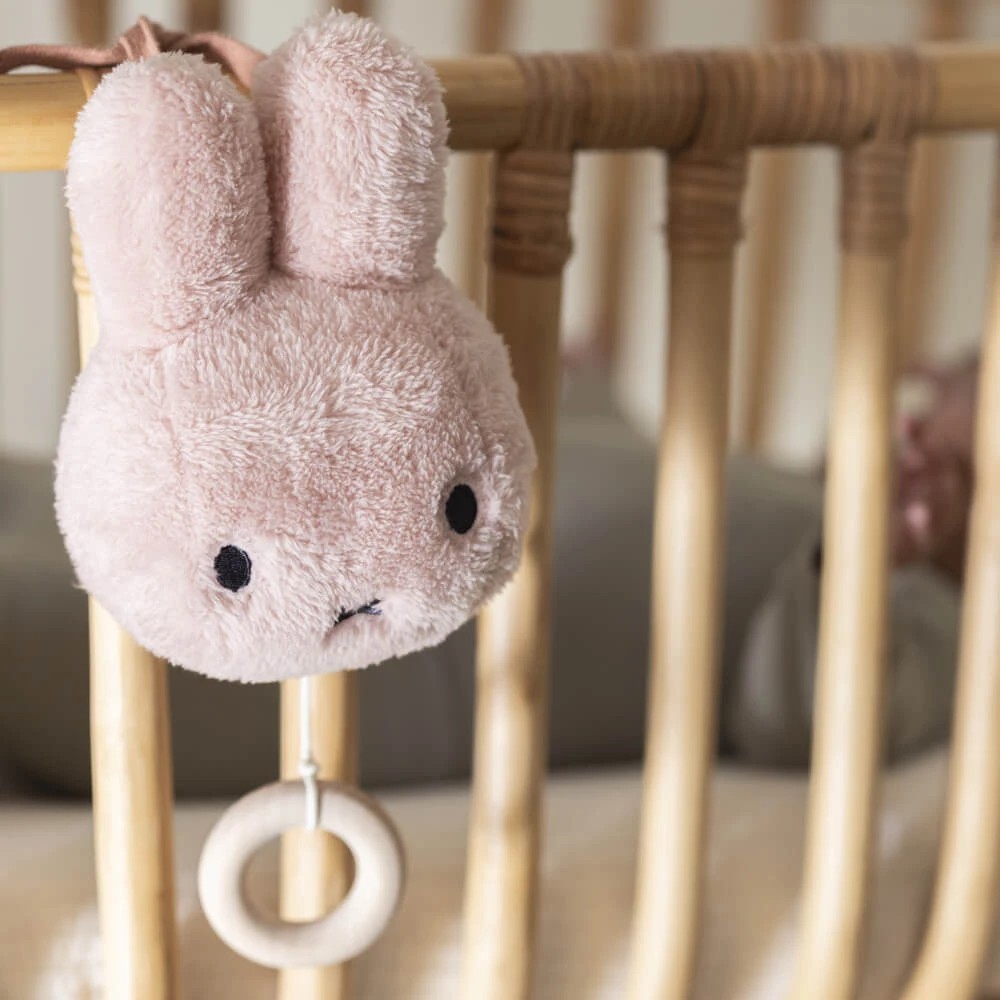 5 Miffy - Fluffy Pink Miffy Head, Baby Musical Soothing Toy, Pink, Ages 0+, 16cm Height - Pink, 5 of 5