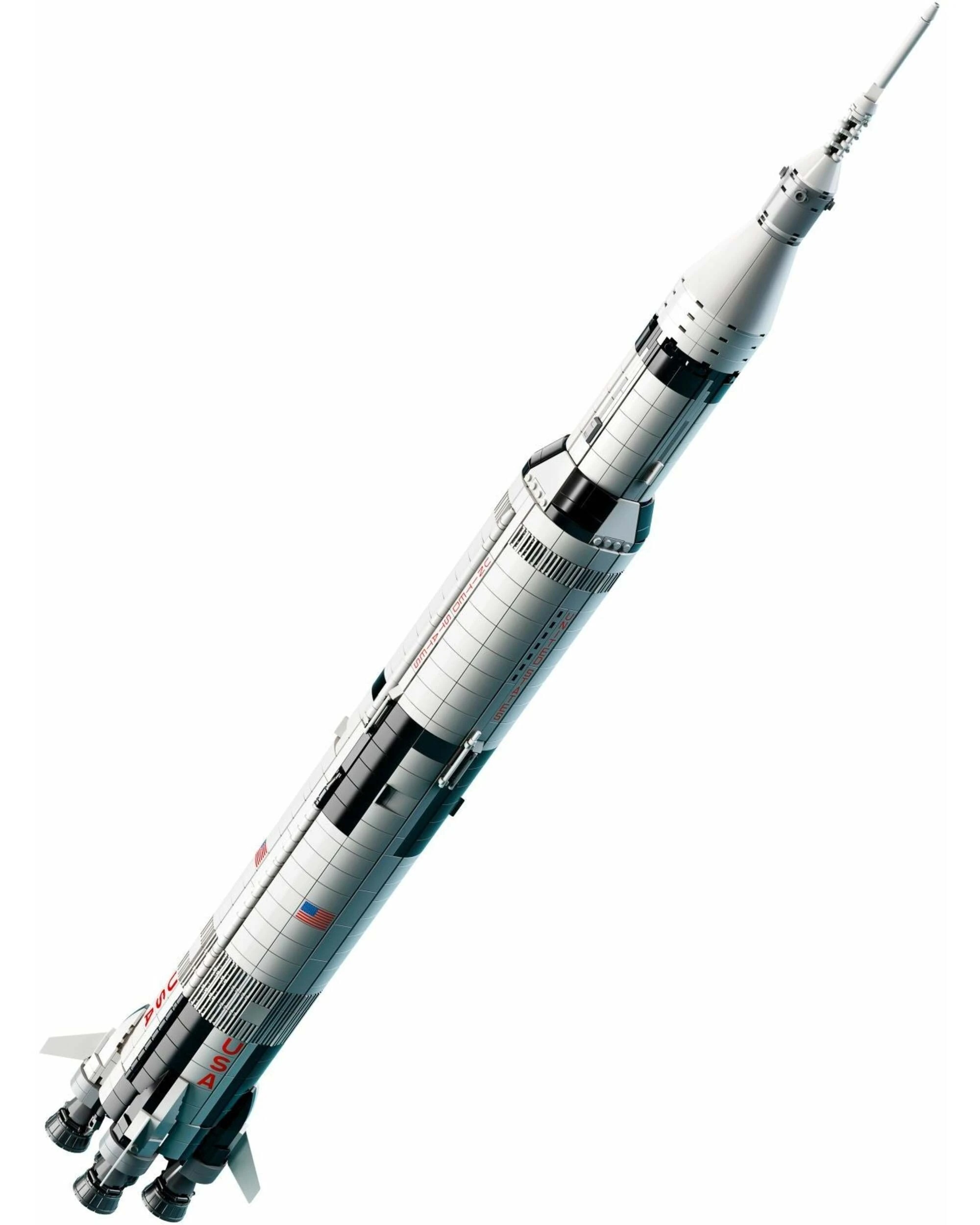 2 LEGO 21309 NASA Apollo Saturn V Rocket - 1900+ Pcs, 39" Tall Model, 2 of 2