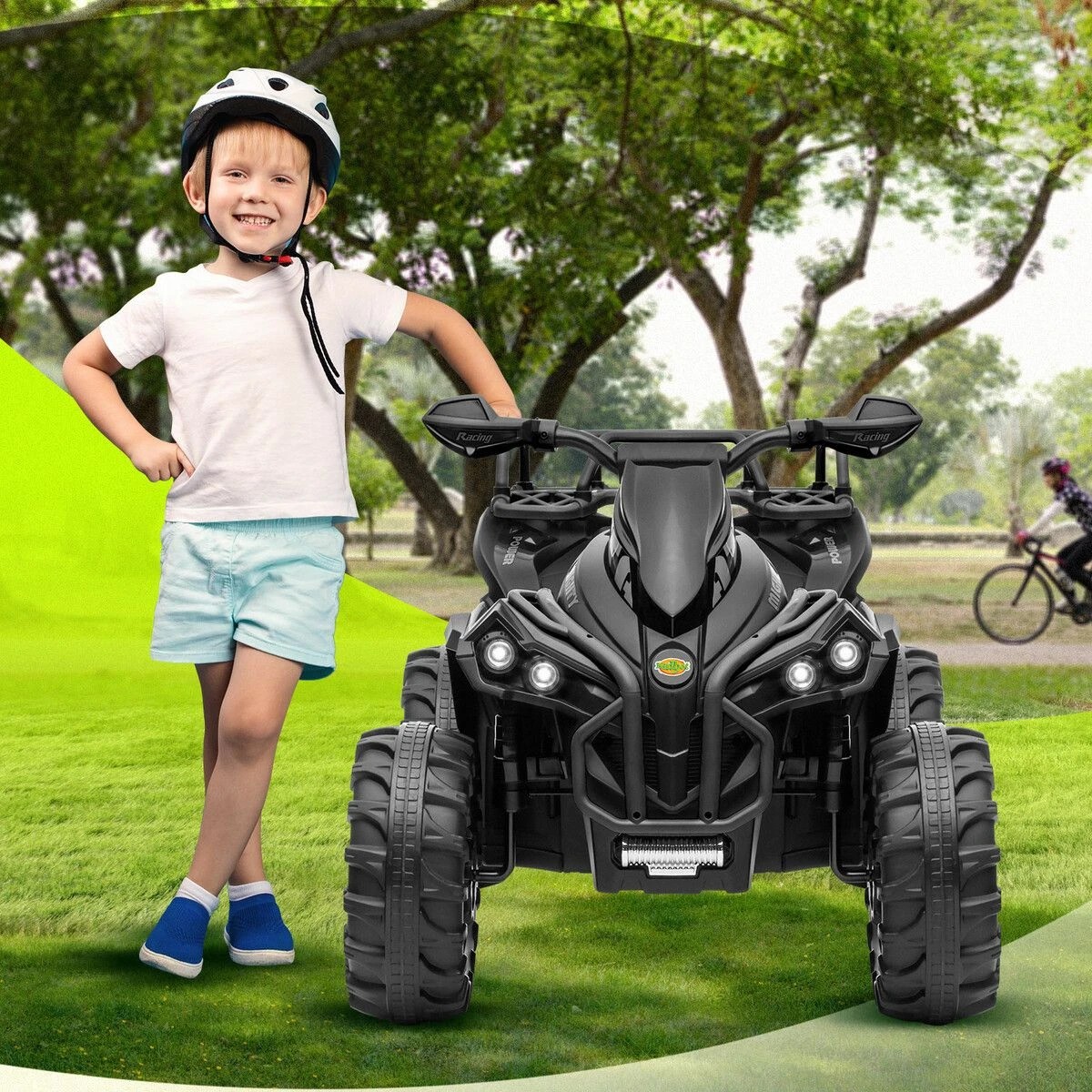 2 Kidbot Electric Ride On ATV Car Quad Bike 12V Kids Vehicle Toy, 2 of 6