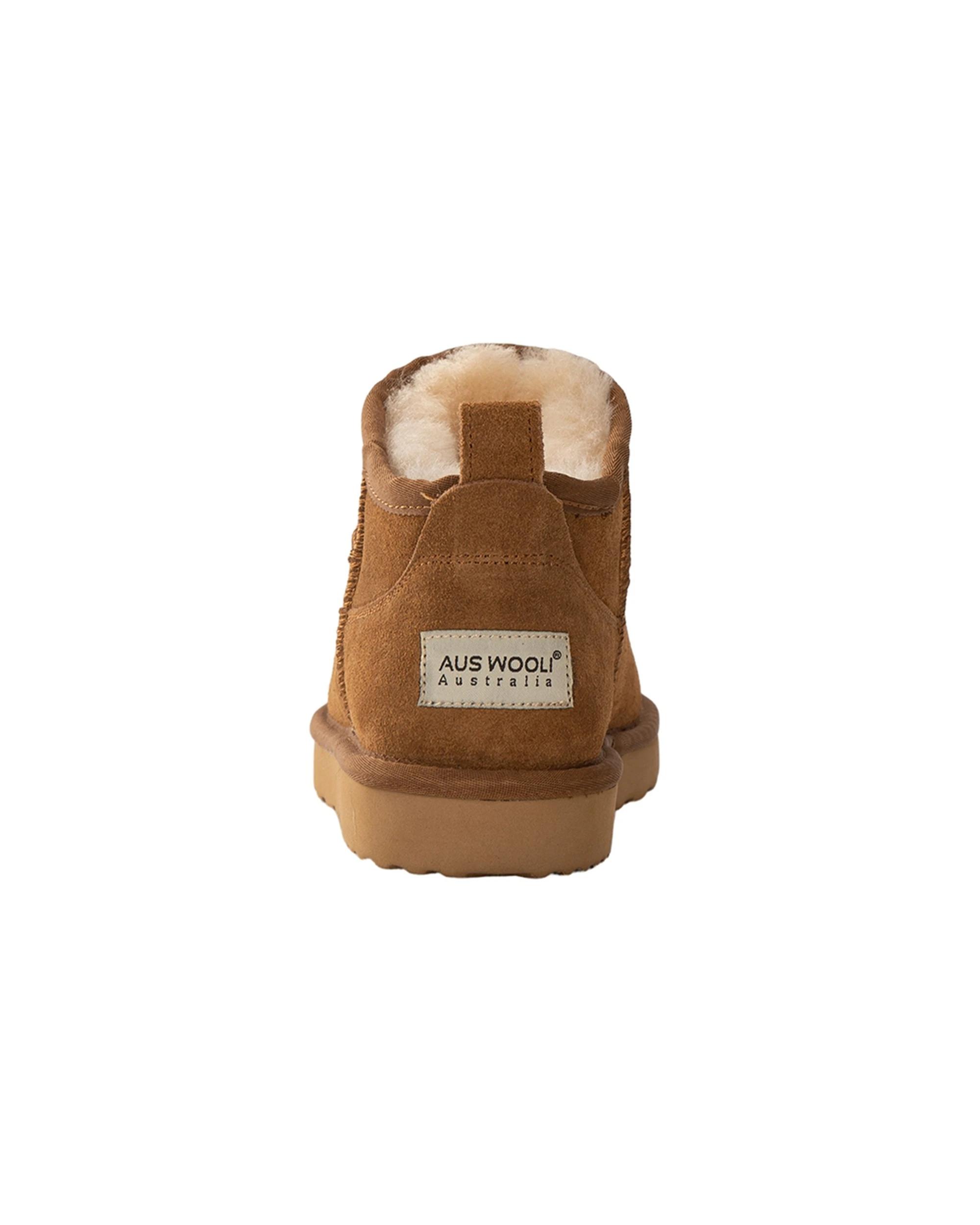 4 AUS WOOLI  Sheepskin Classic Ultra Mini UGG Boots TAN, 4 of 7