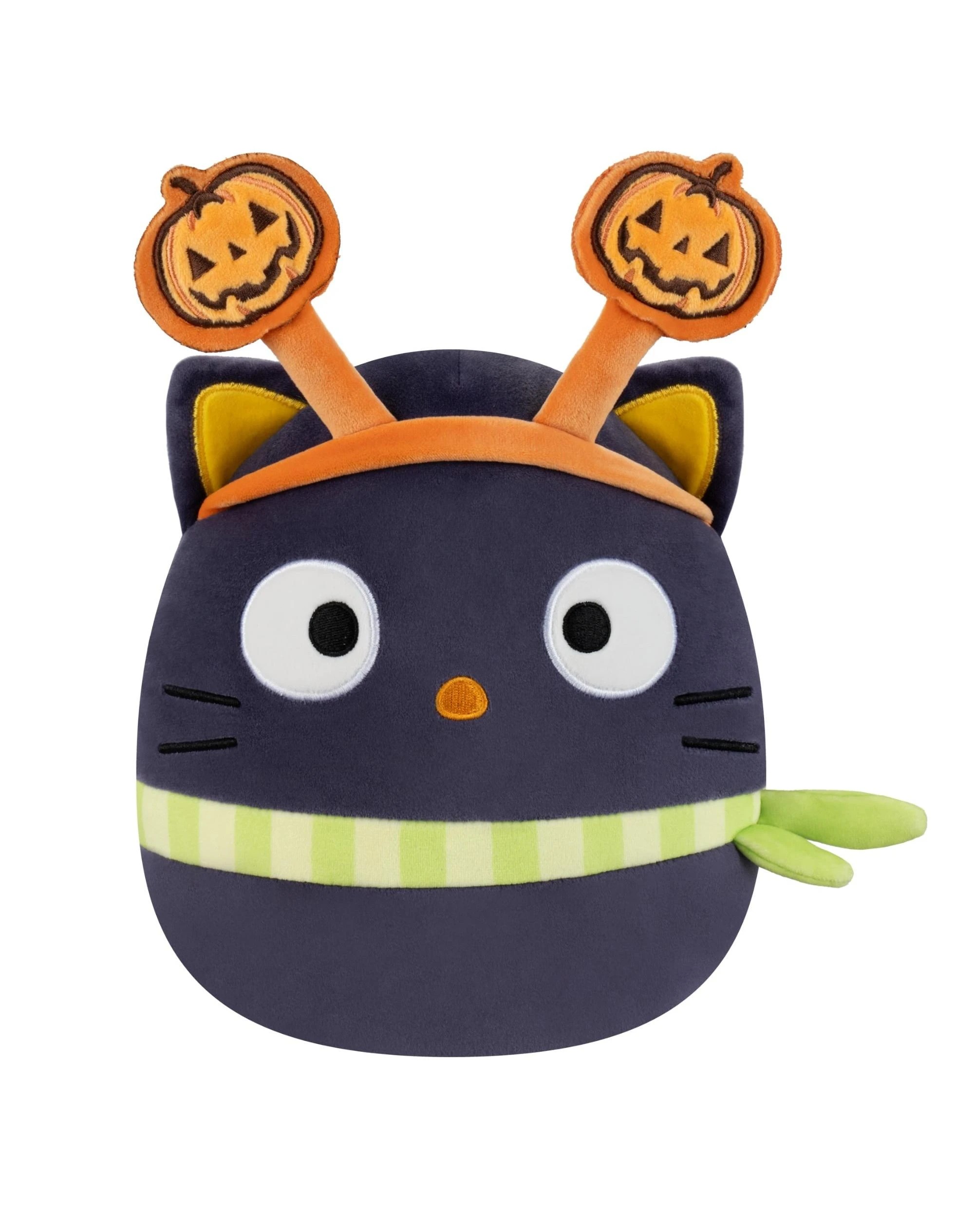 2 Squishmallows Halloween Sanrio Chococat Pumpkin Headband 8 inch Plush - Black, 2 of 7