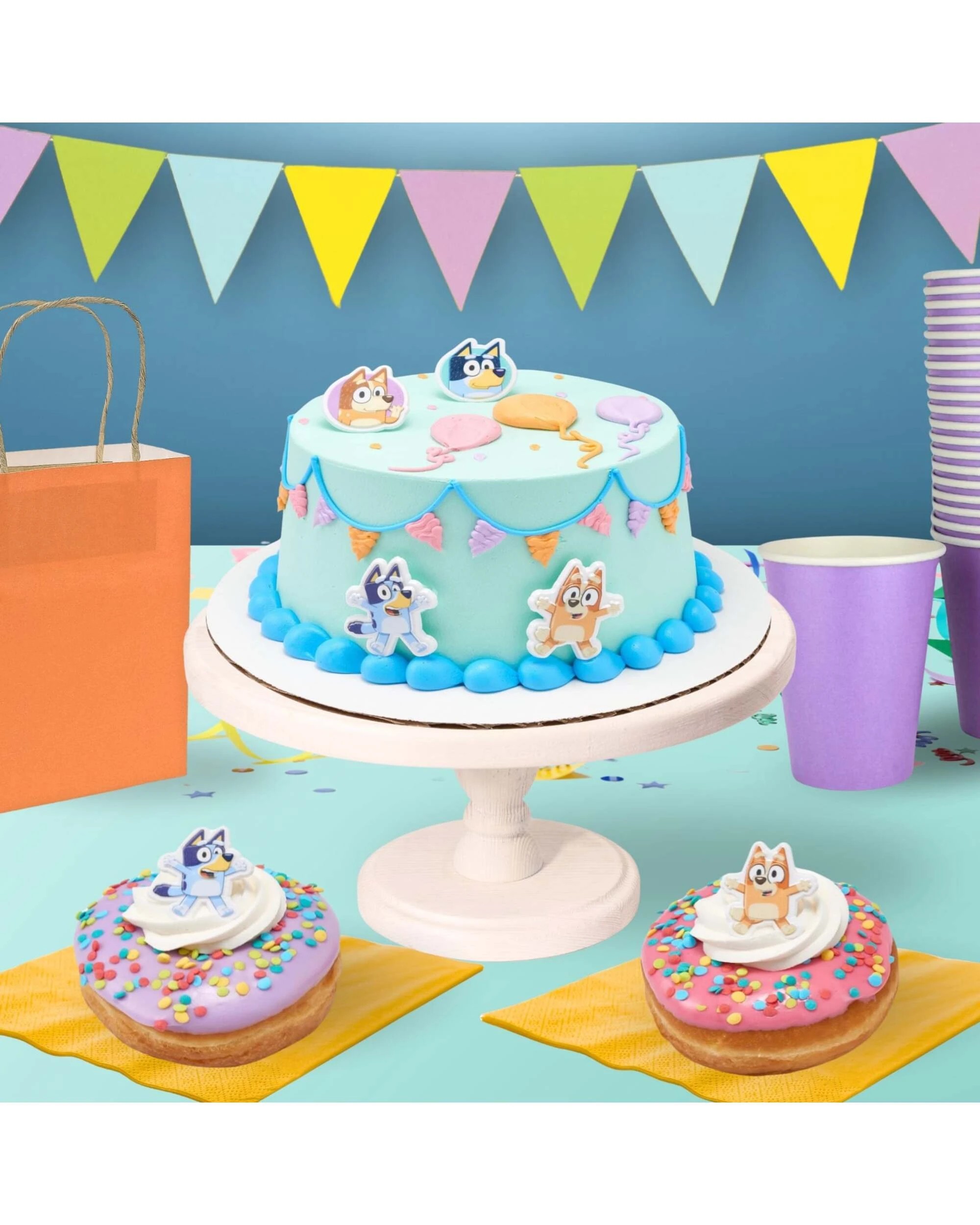 2 Decopac Bluey So Much Fun Cupcake Rings Pack of 12, 2 of 3