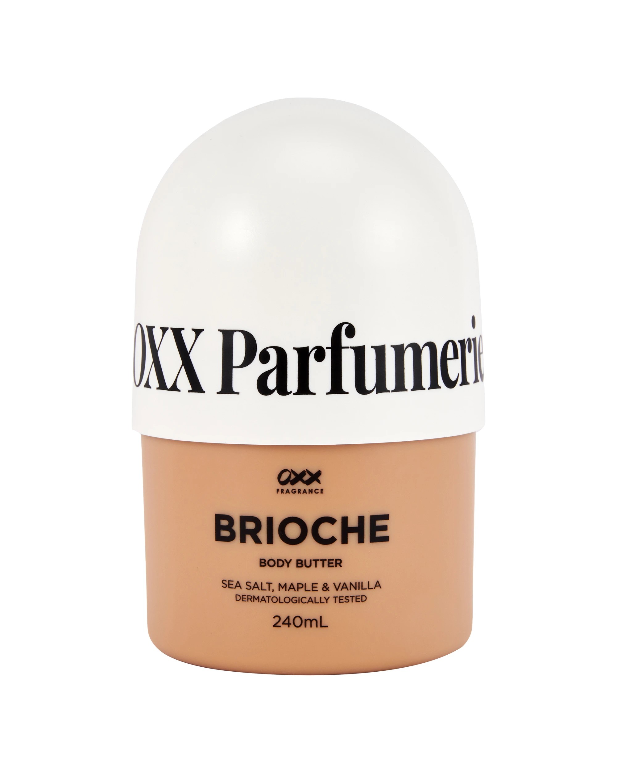 1 OXX Fragrance Brioche Body Butter 240ml - Sea Salt, Maple and Vanilla, 1 of 3