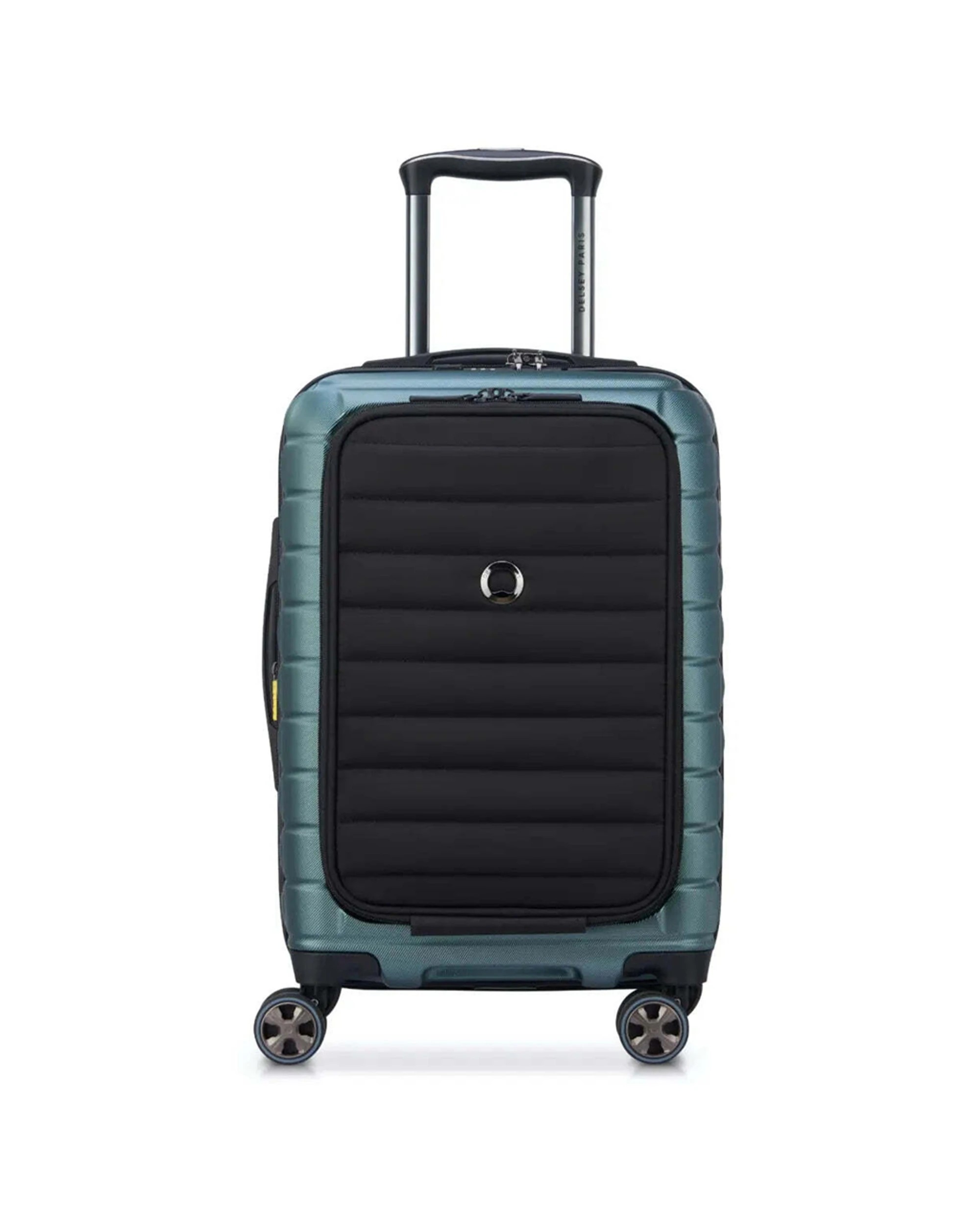1 Delsey Luggage Shadow 5.0 - 55 cm 15in Laptop Front Loader Cabin Suitcase TSA Lock - Green, 1 of 8