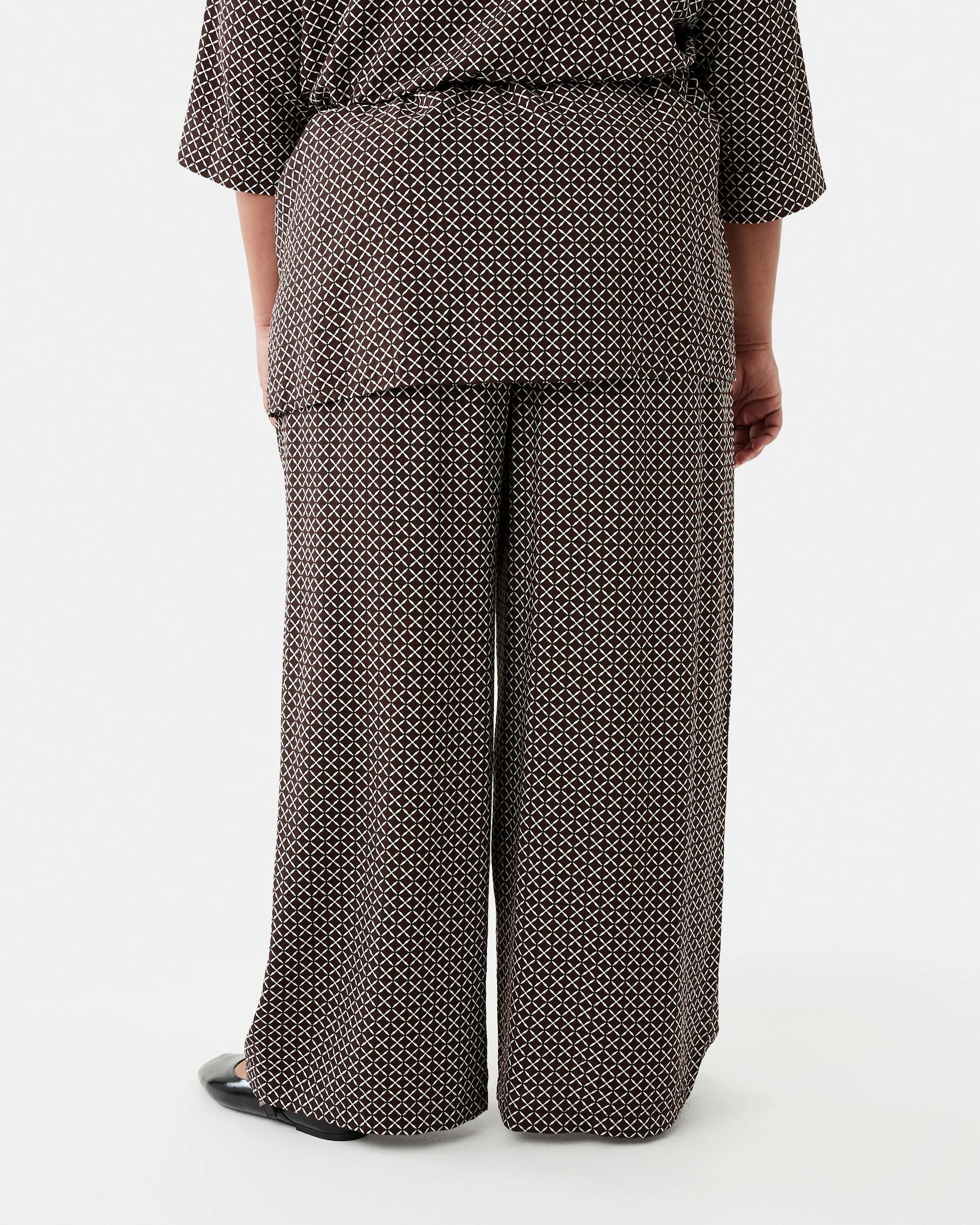 3 Curve Comfort Print Pants Mono Tile, 3 of 6