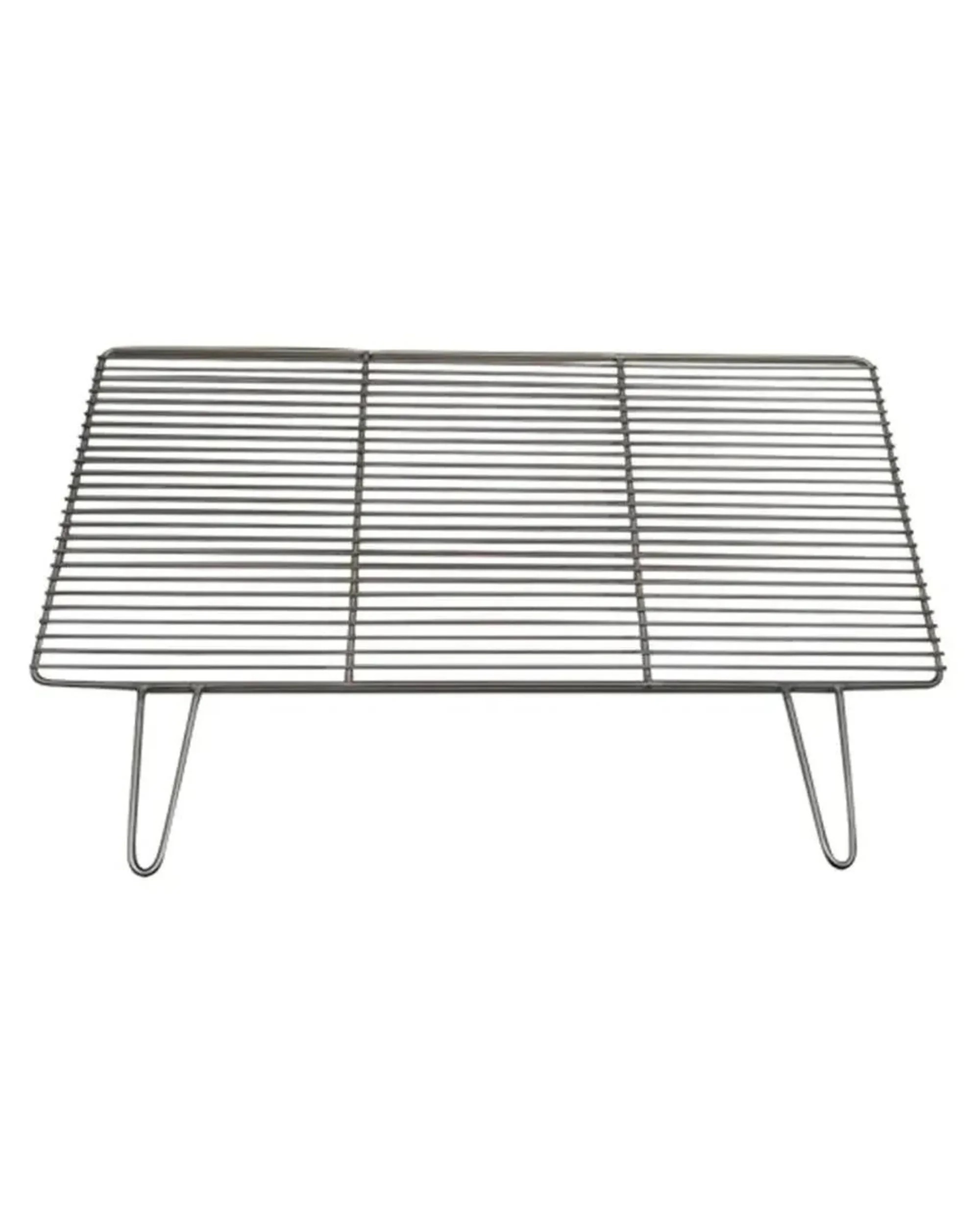 1 Flaming Coals Charcoal BBQ Grill with Handles - Stainless Steel, 1 of 2