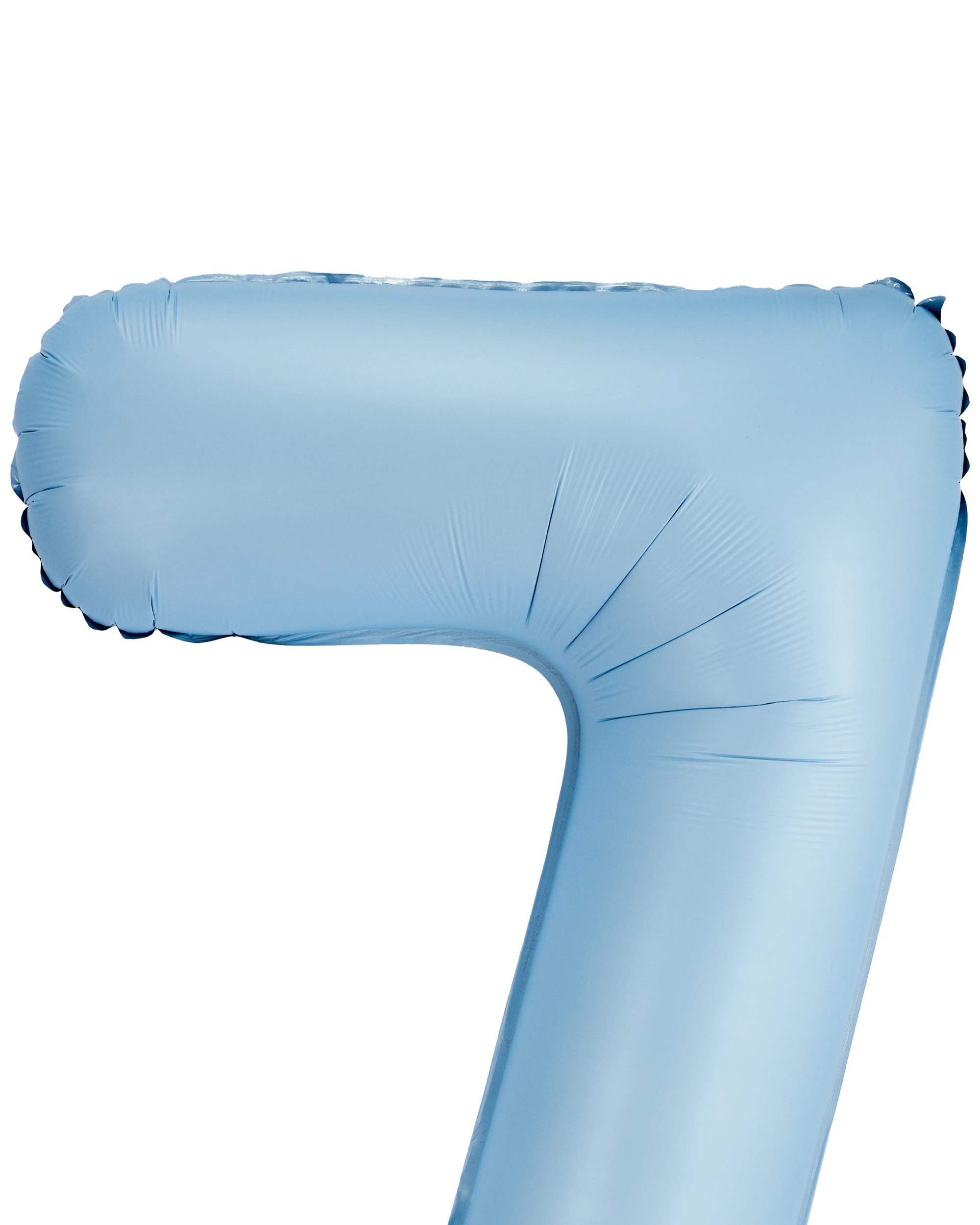 2 Giant Matte Blue Number 7 Foil Balloon, 2 of 5