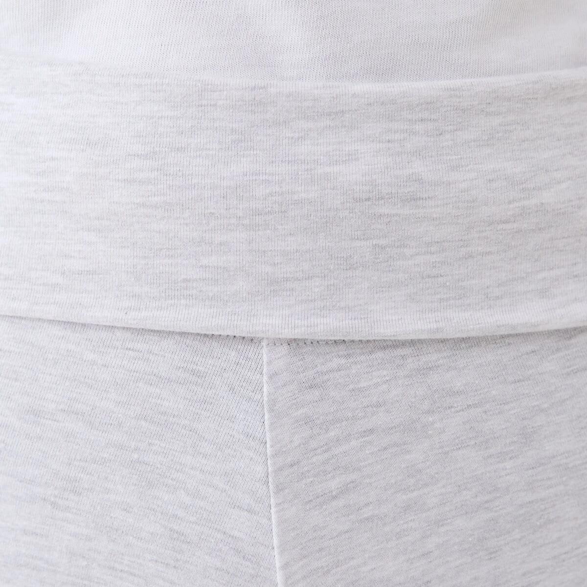 3 Roll Waist Bike Shorts WHITE MARLE, 3 of 5