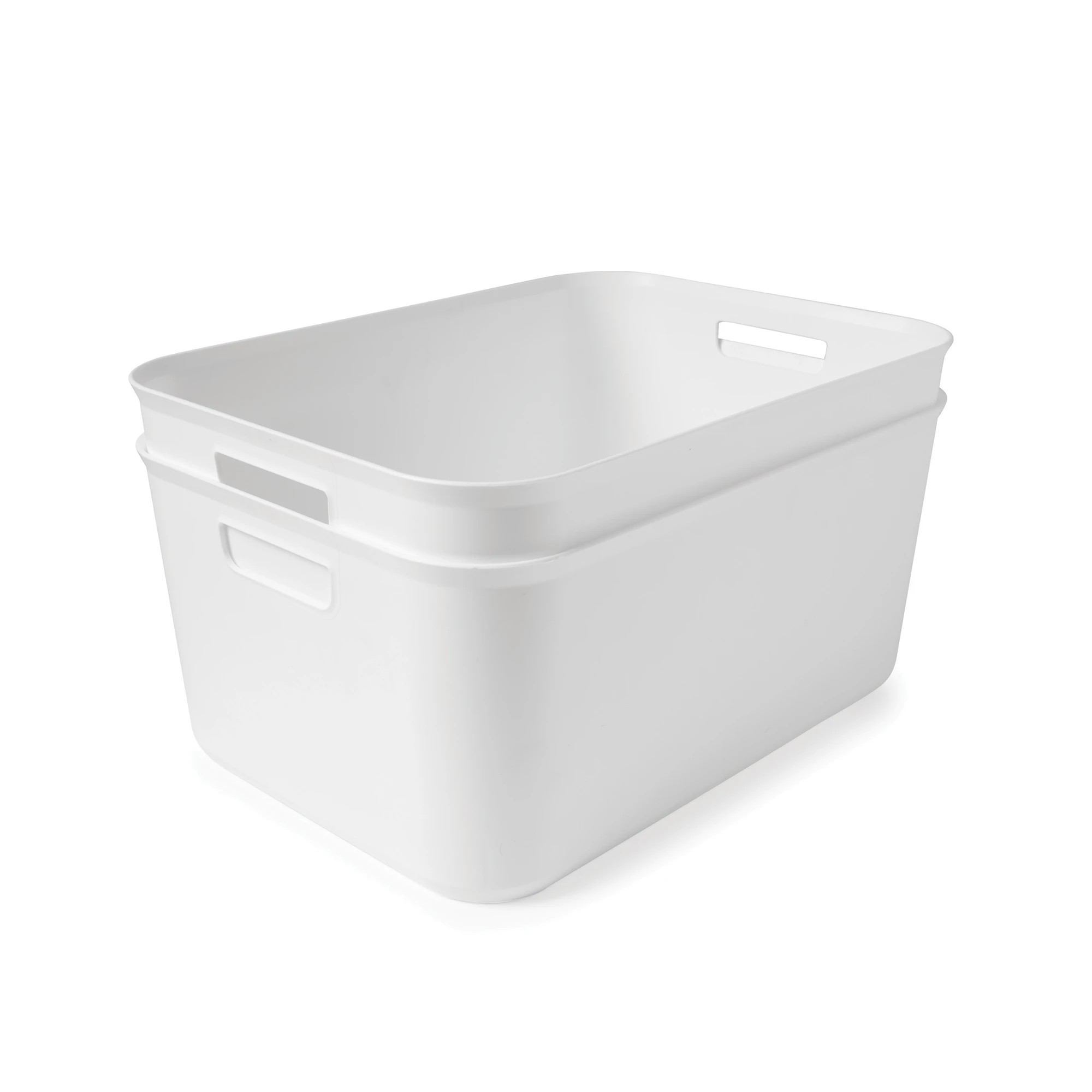 4 2 Pack 12.5L Utile Large Tubs - White, 4 of 8