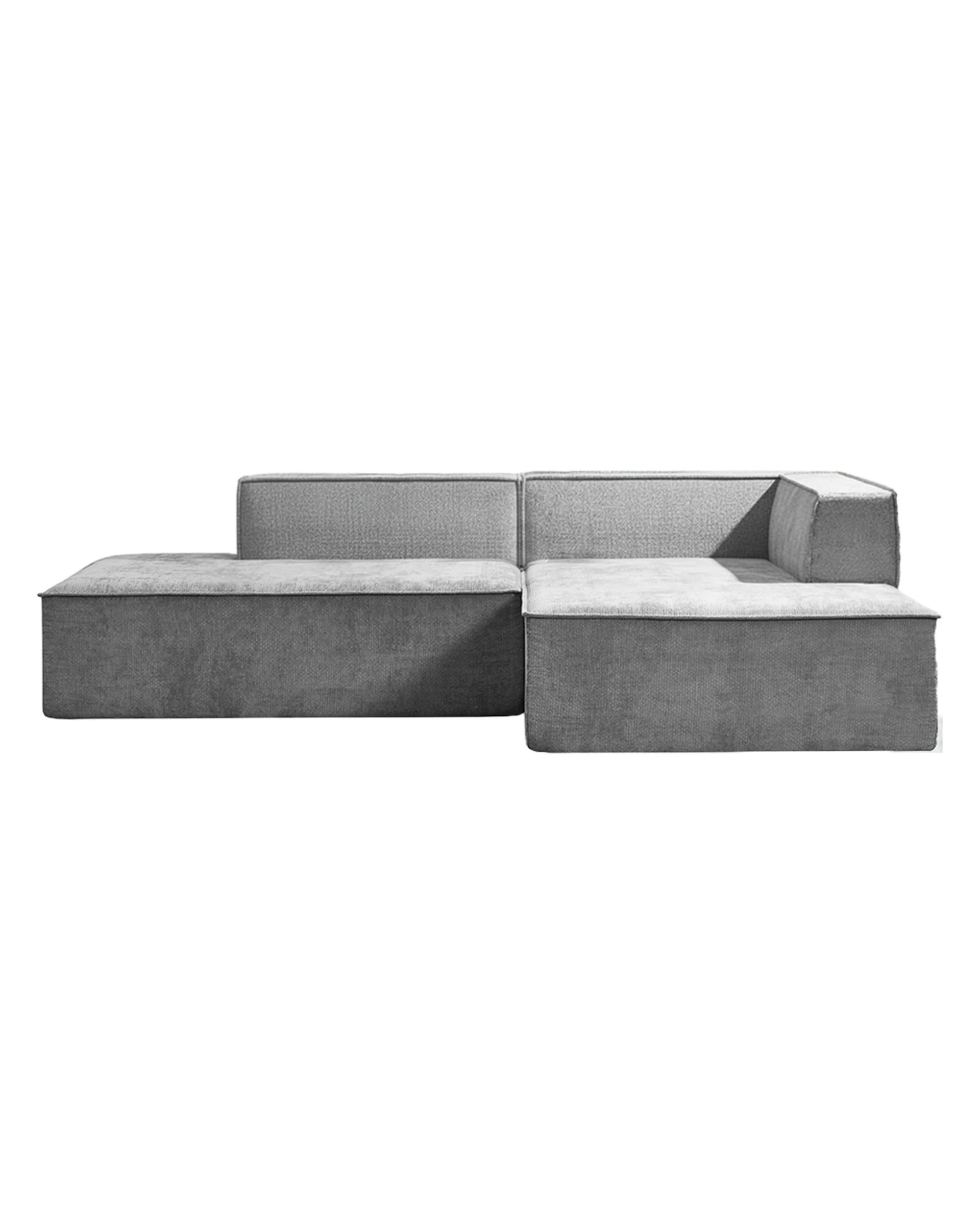7 Sarantino Vani 3-Seater Modular Sofa Set, Light Grey - Grey, 7 of 7