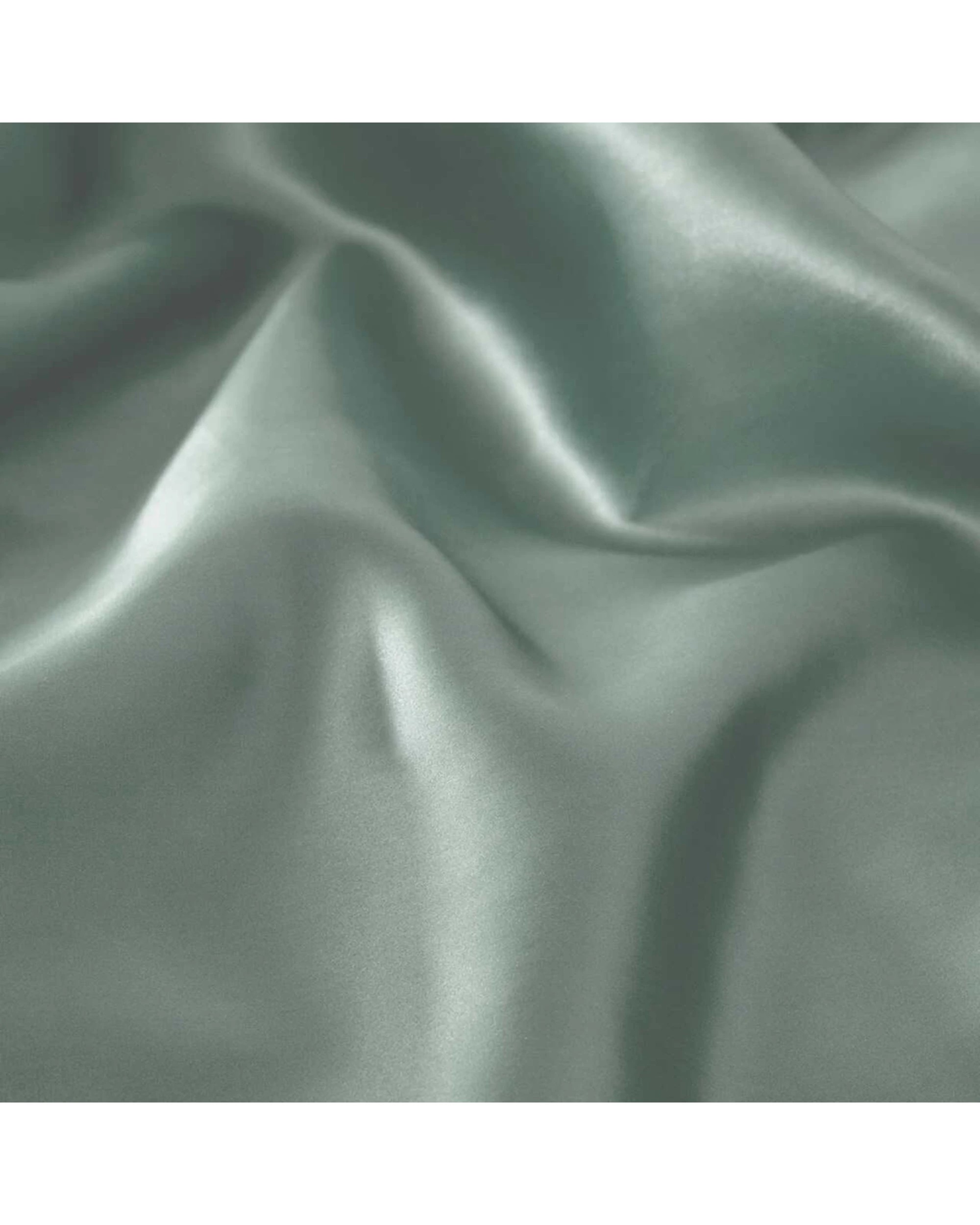 1 Canningvale Beautysilks Mulberry Silk Pillowcase Twin Pack Moss - Green, 1 of 1