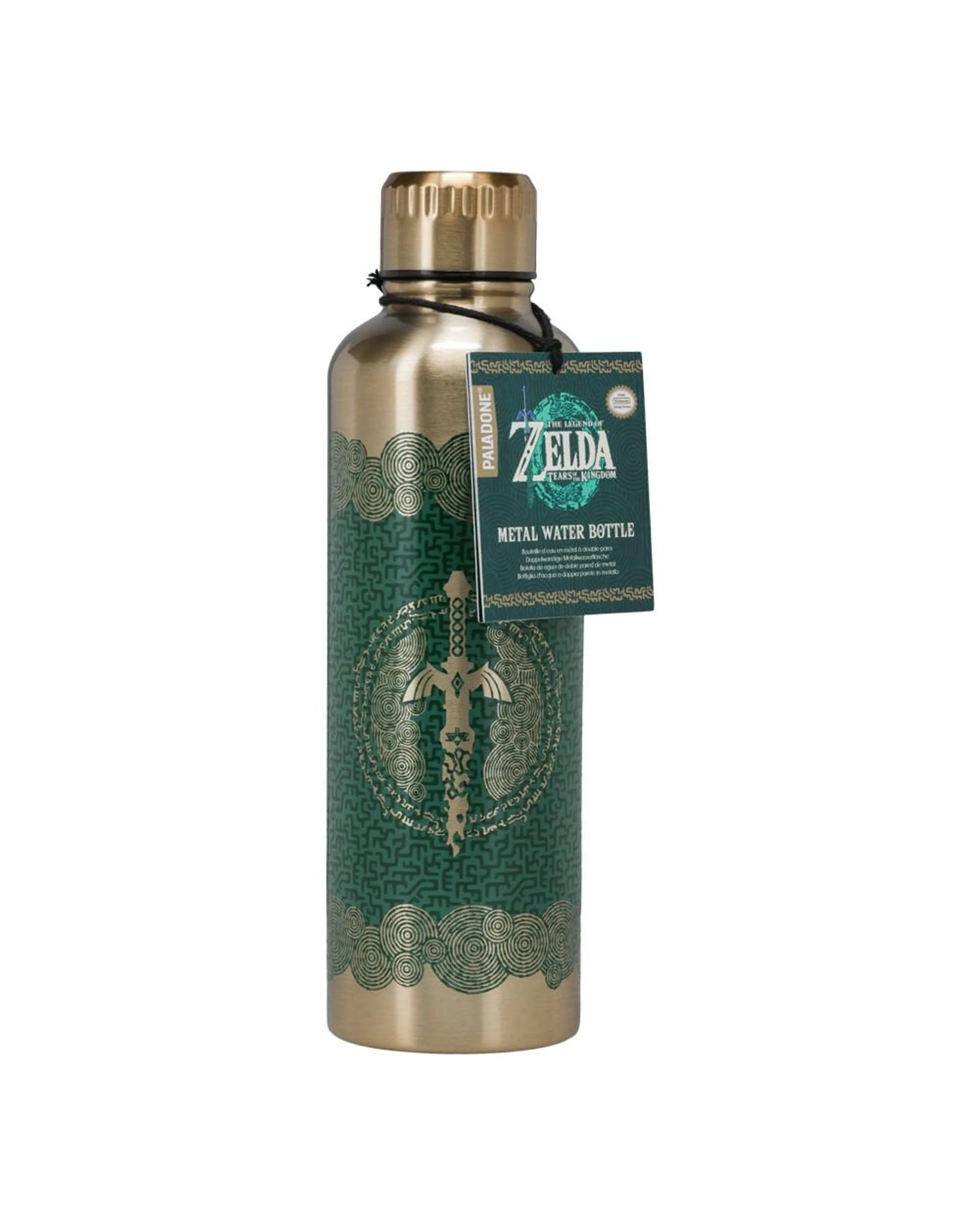 1 Paladone The Legend Of Zelda Tears Of The Kingdom Metal Water Bottle, 1 of 1