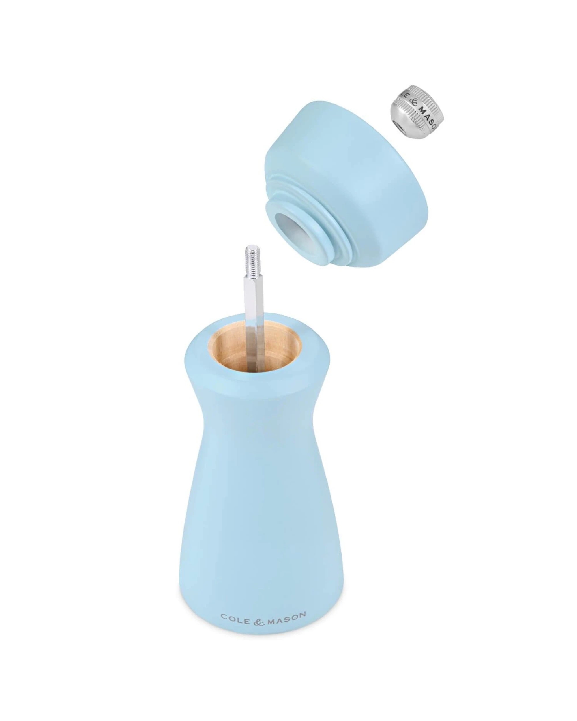 7 Cole & Mason Kenton Salt & Pepper Mill 150mm Adjustable Ceramic Grinder in Blue, 7 of 10