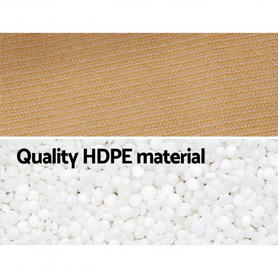 3 Instahut 50% Shade Cloth 3.66x30m Shadecloth Sail Heavy Duty - Beige, 3 of 5