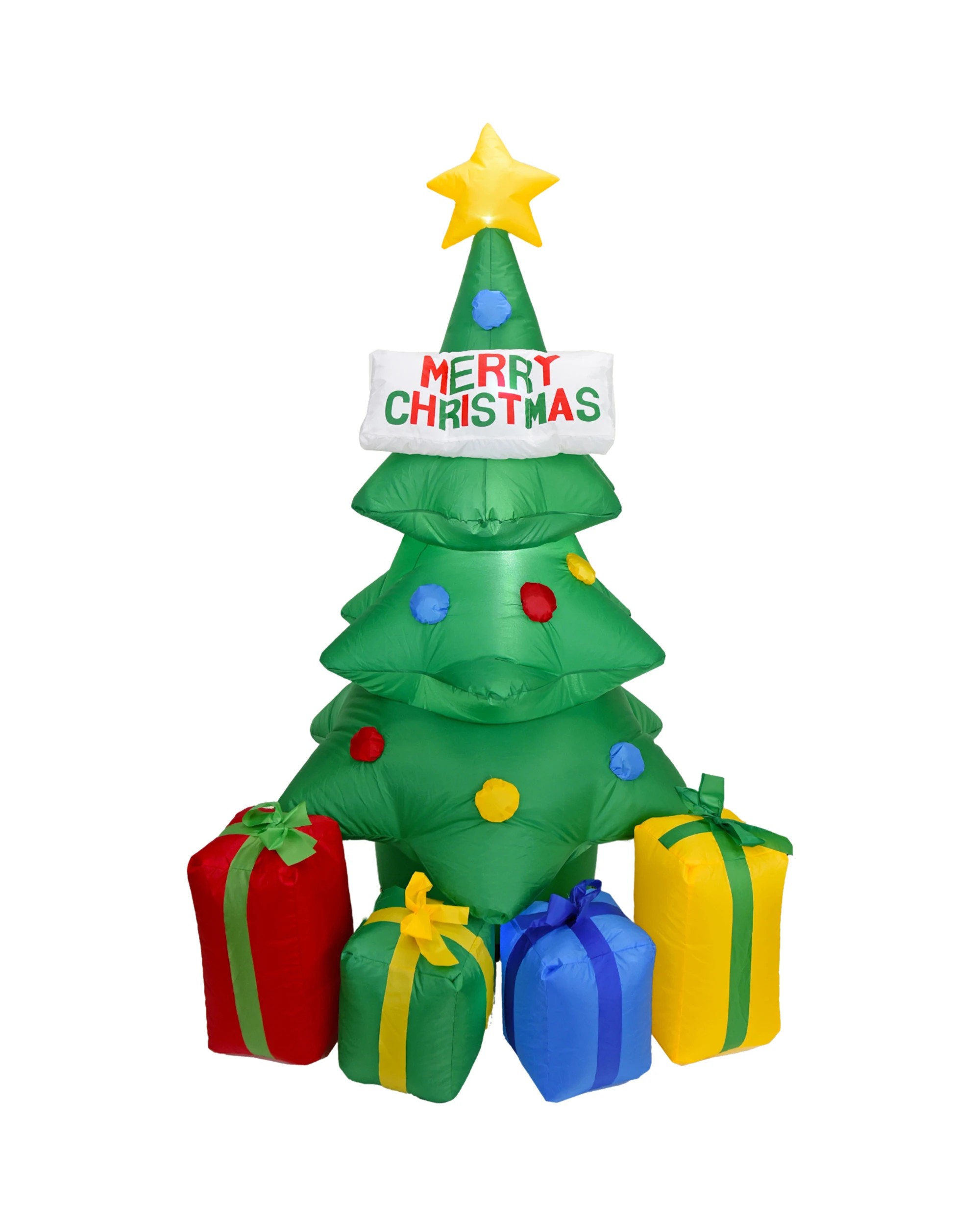 1 Artwrap Christmas Inflatable Tree With LED Lights 150cm, 1 of 3