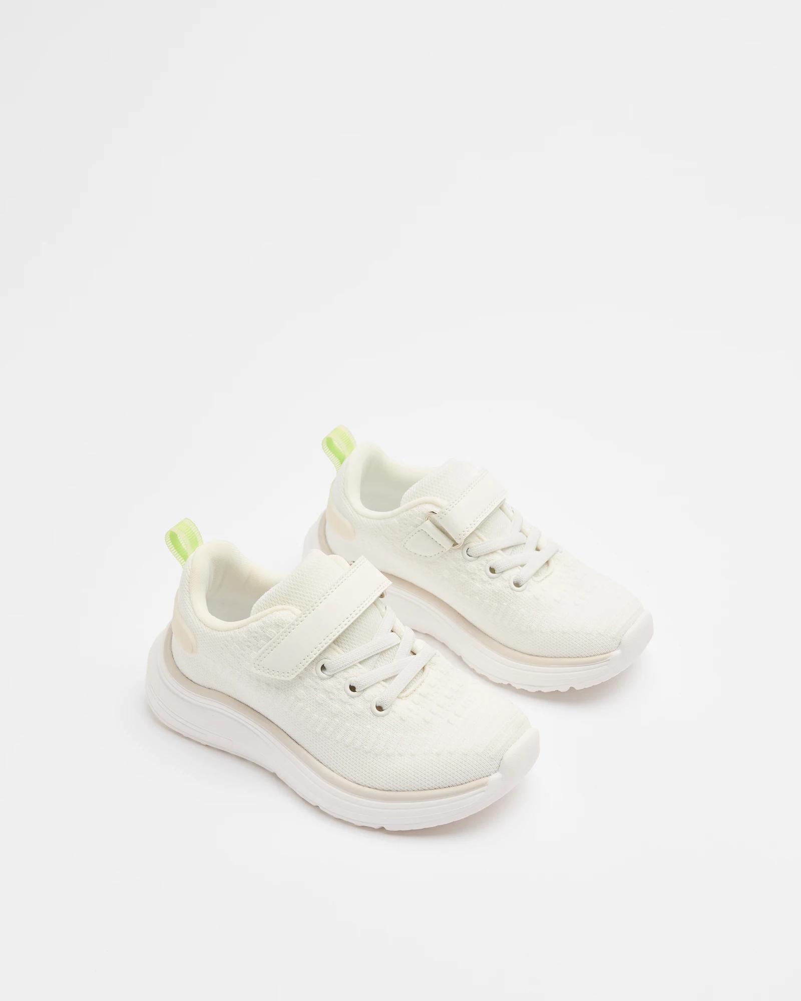 2 Target Girls Junior Self-fastening Sneaker - Solan WHITE, 2 of 2