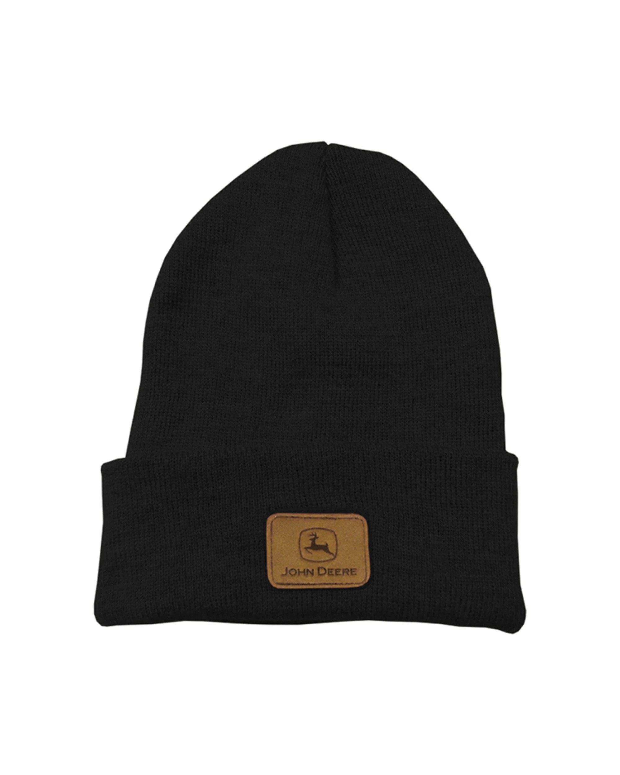 1 John Deere Unisex One Size Beanie Officially Licensed Acrylic Knitwear - Black, 1 of 1
