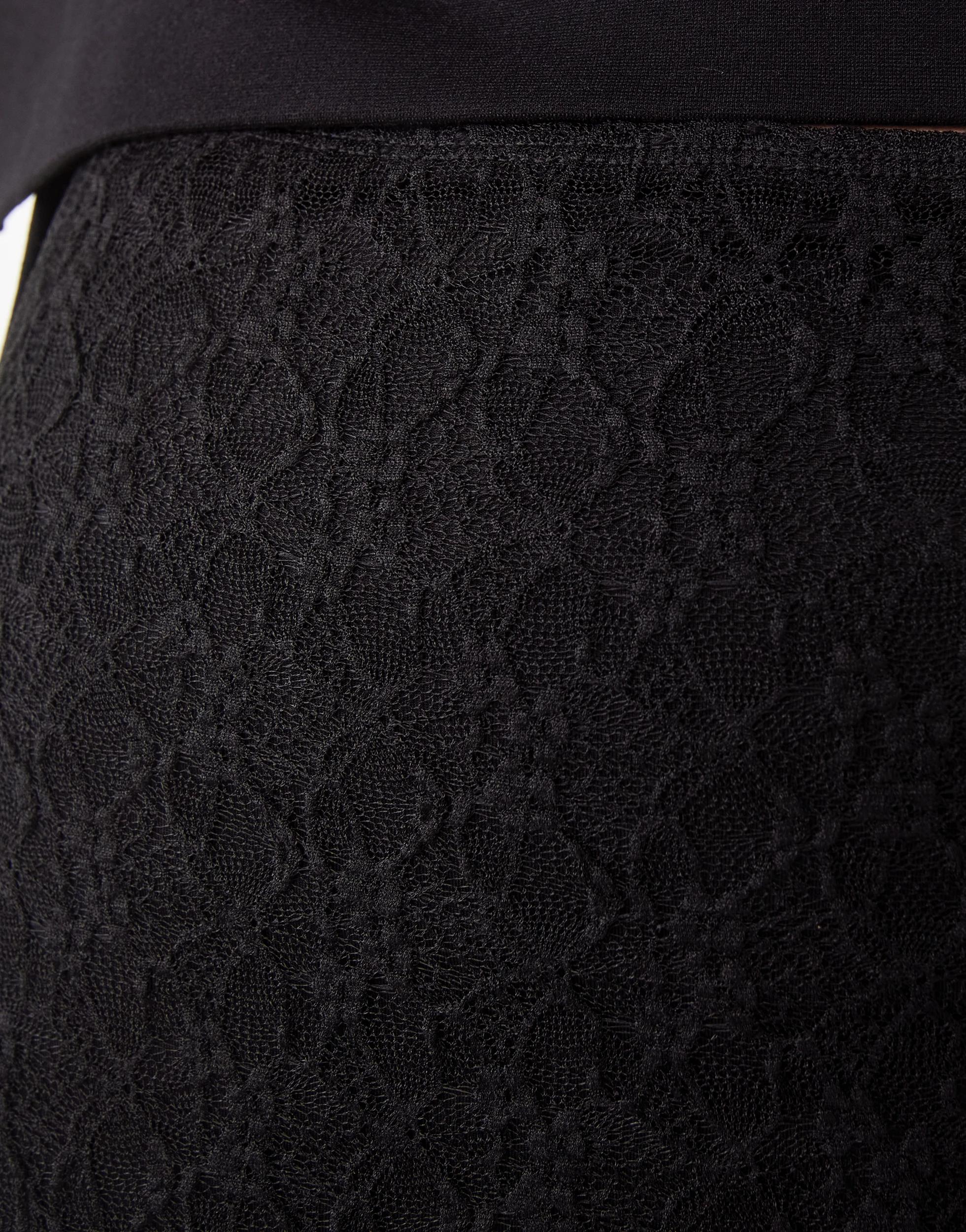 5 Lace Maxi Skirt Black, 5 of 6