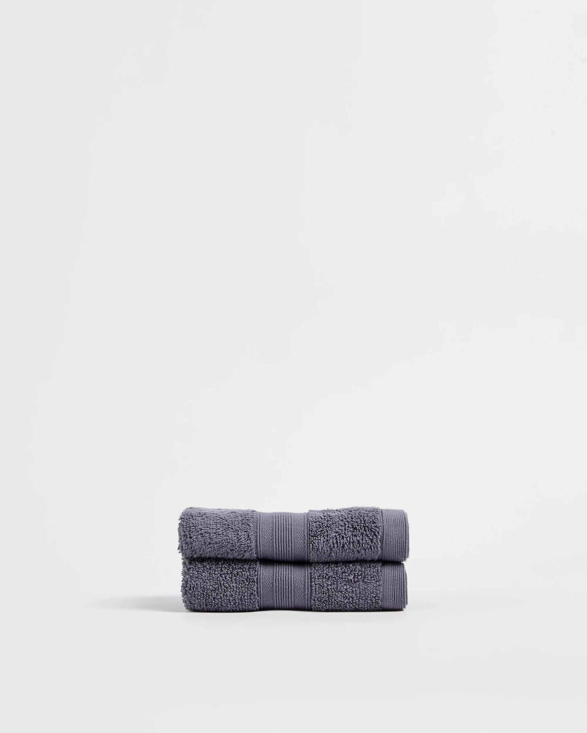 4 Grandeur Australian Cotton Face Washers 2 Pack - Grey, 4 of 4