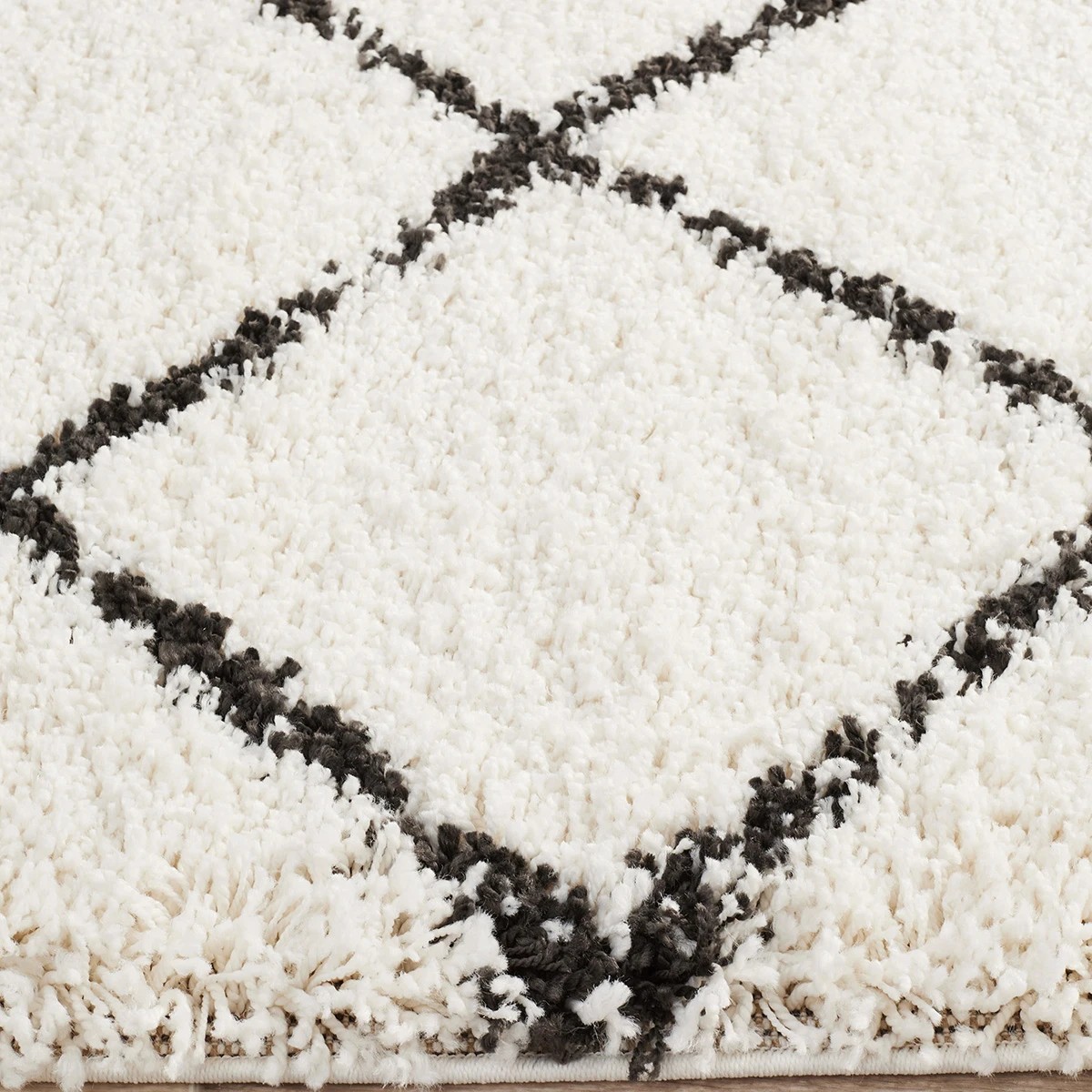 4 Common Ground Rugs Amber 22 300x80cm - Medium Shag Rug - Natural, 4 of 7