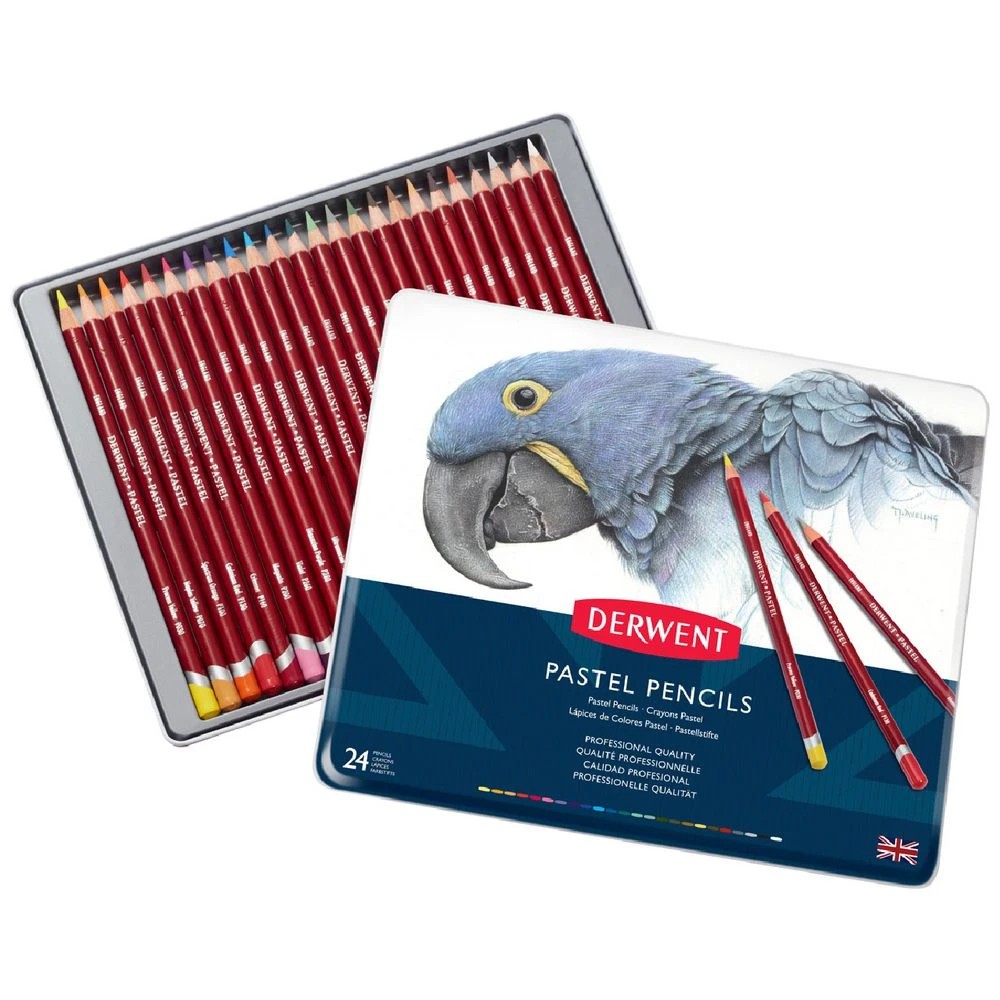 1 Derwent Pastel Pencil Set of 24, 1 of 2