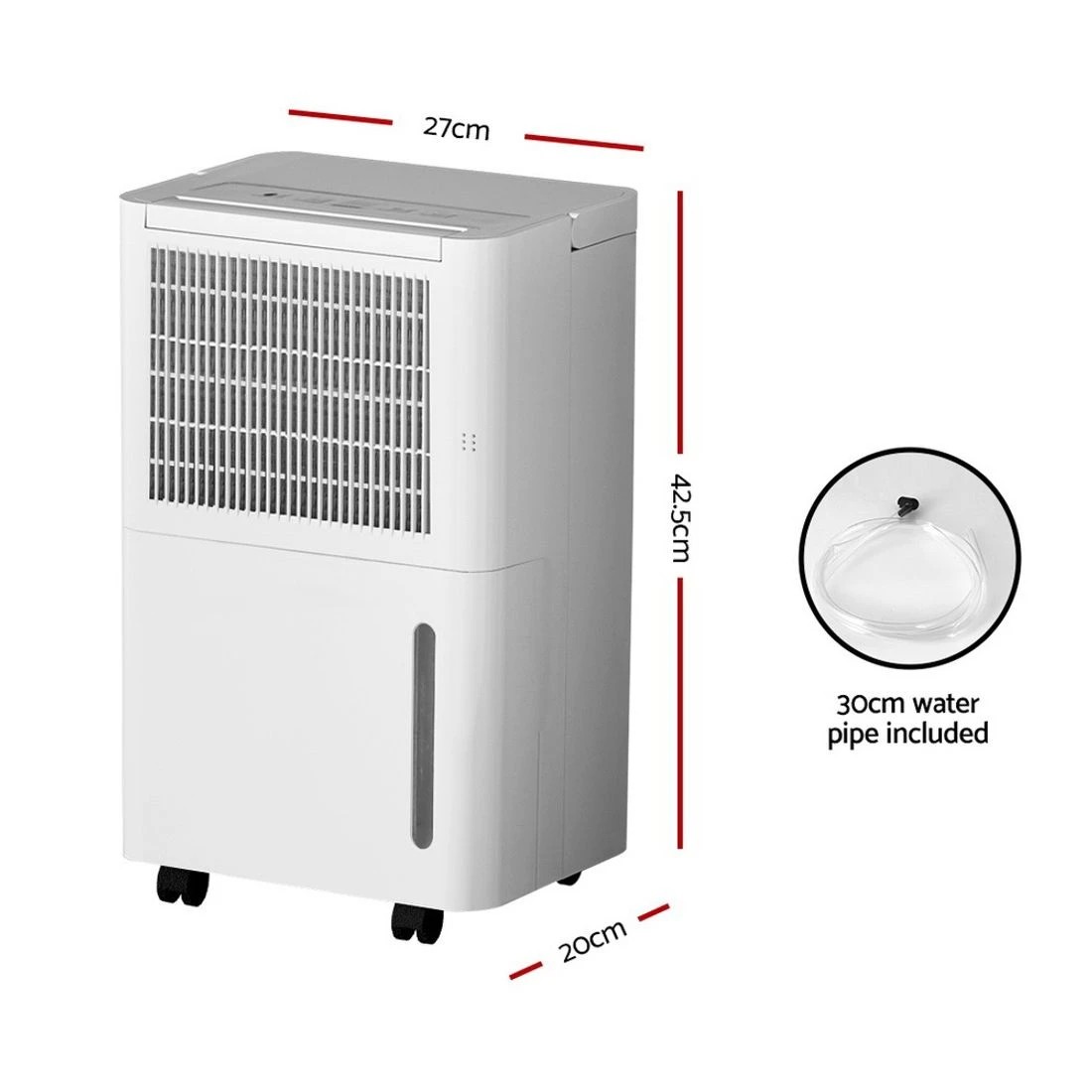 2 Devanti Dehumidifier 12L Air Purifier - White, 2 of 6