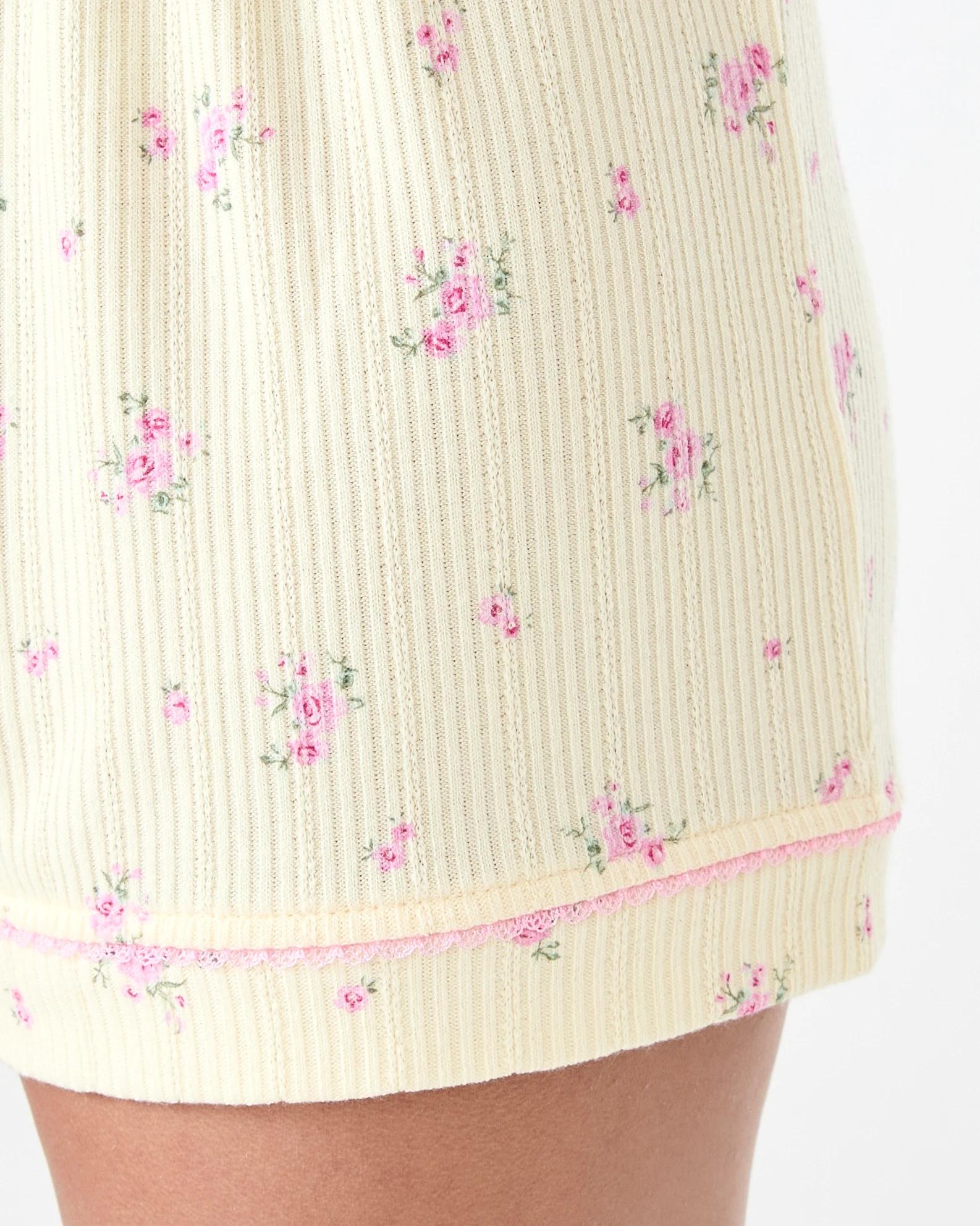 7 Pointelle Rib Shorts Wild Rose, 7 of 7