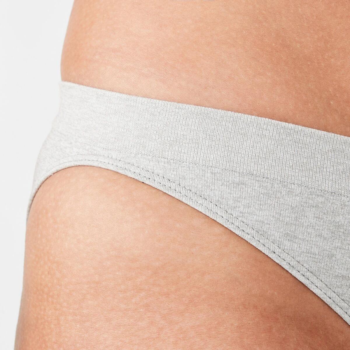 4 Ultra Smooth Seamfree Bikini Briefs SILVER MARLE, 4 of 4