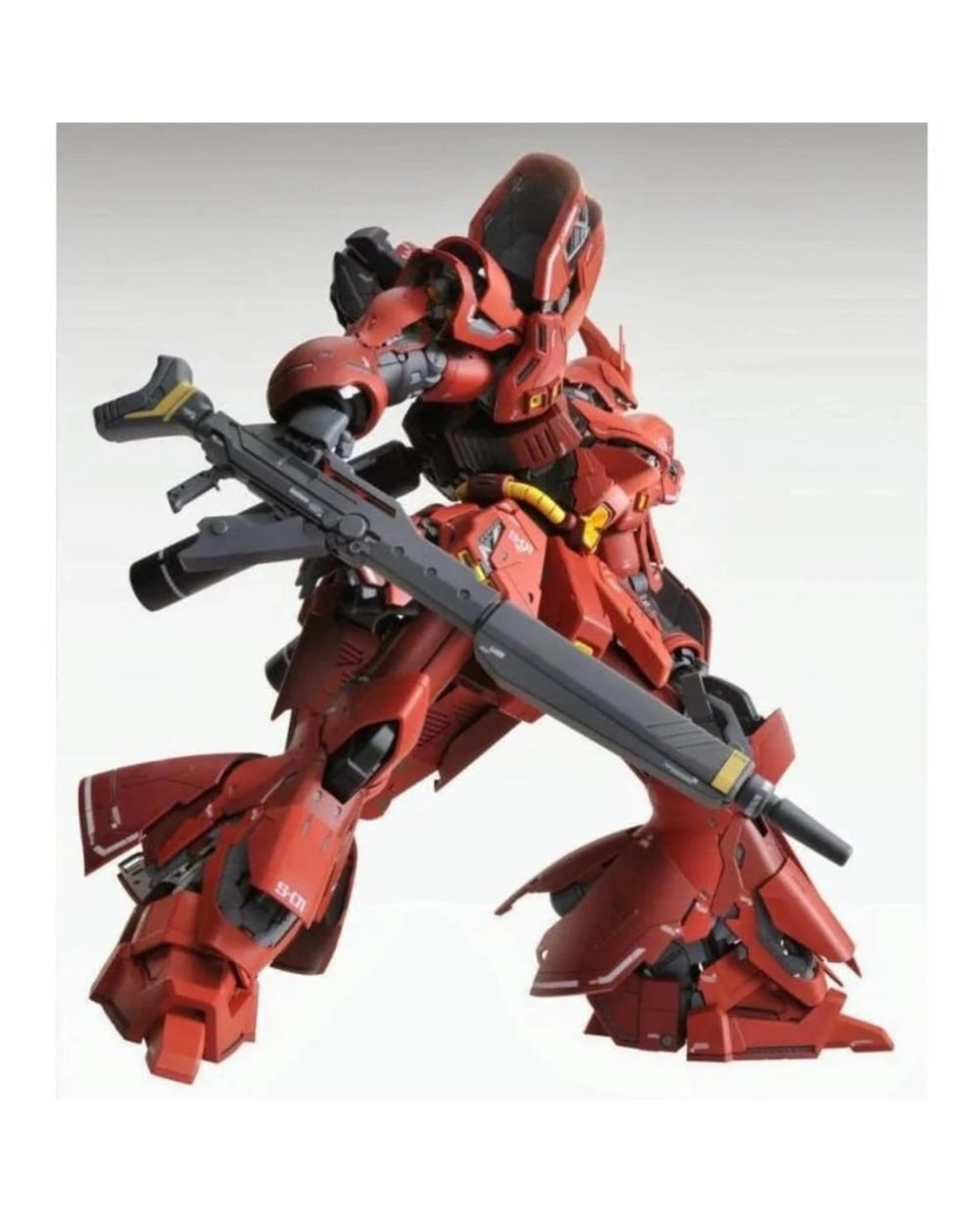 3 Bandai Master Grade Gundam Neo Zeon MSN-04 Sazabi Ver.Ka 1/100 Scale Model Kit, 3 of 5
