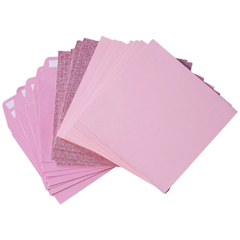 2 Qcut C6 Folding Cards Set Azalea Pink Pastel/Thistle Pink, 2 of 3