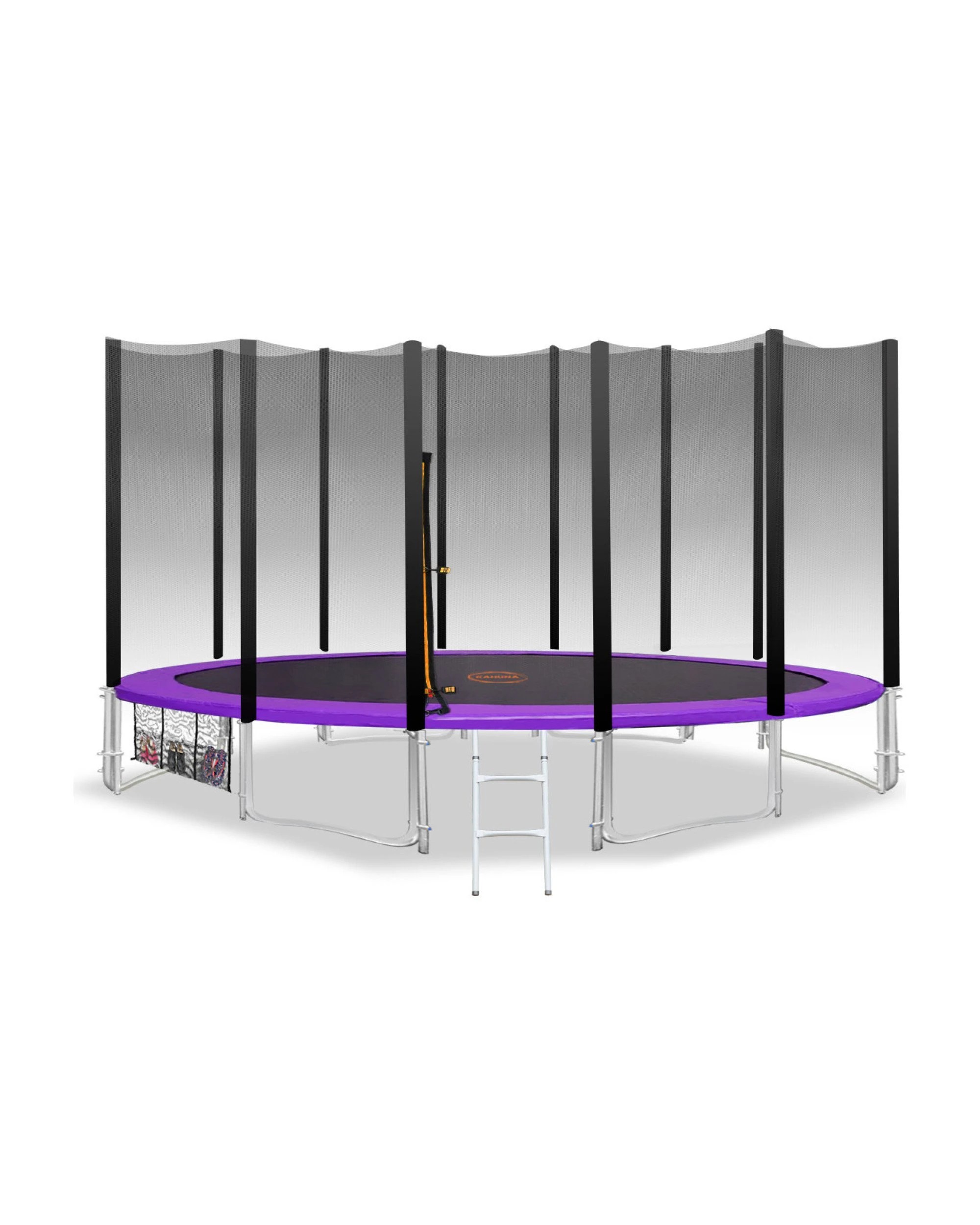 1 Kahuna Blizzard 14 ft Trampoline with Net - Purple, 1 of 6