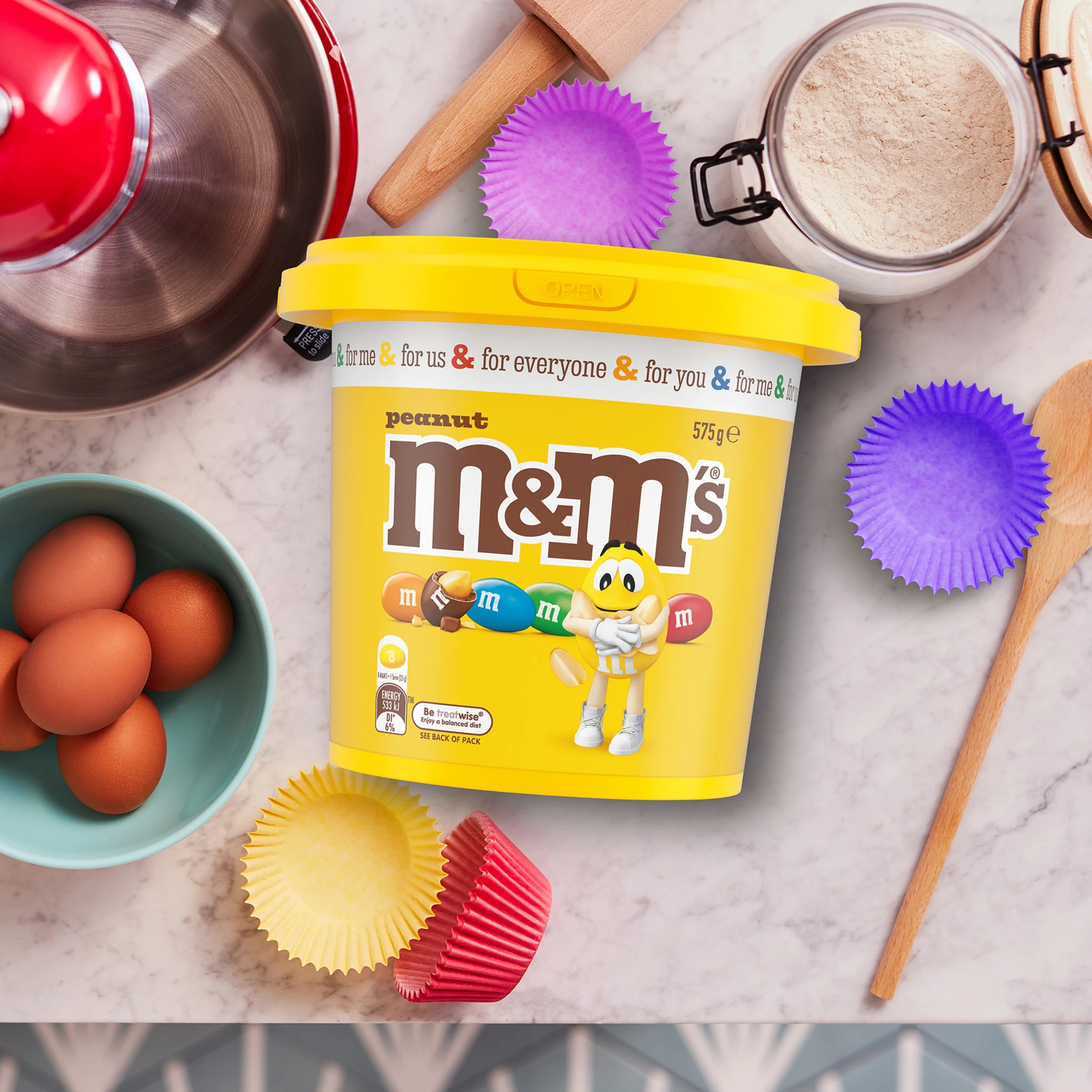 5 M&M's Peanut Party Bucket 575g, 5 of 6