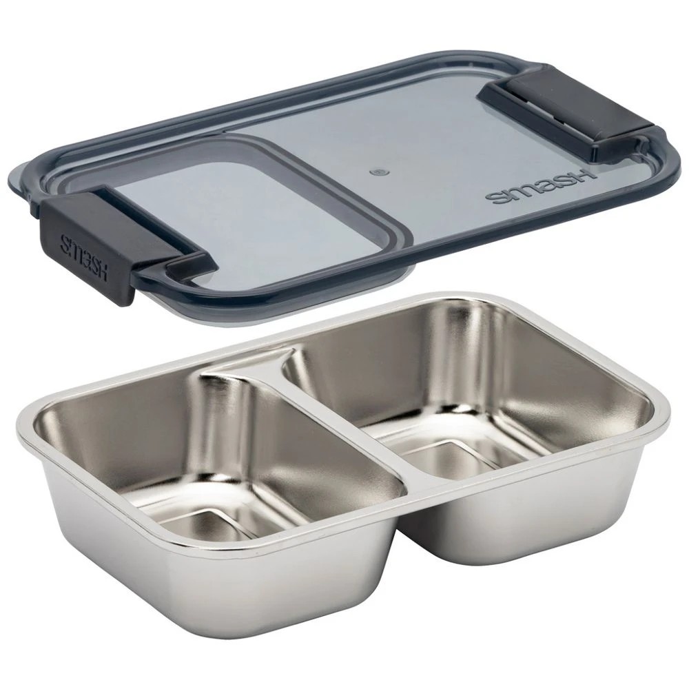 4 Smash Wet & Dry Snack Box Charcoal, 4 of 4