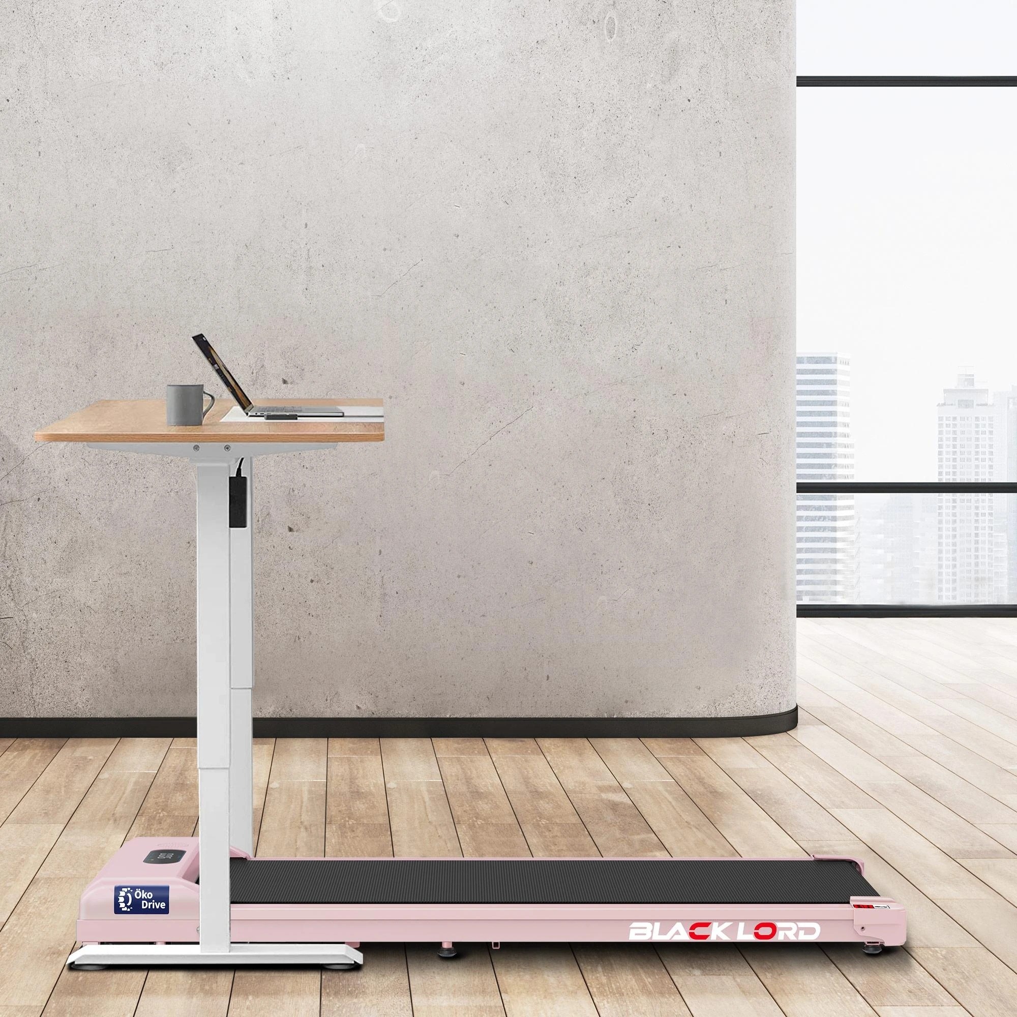 4 Black Lord Treadmill Electric Walking Pad Home Office Gym Fitness Remote Control - Pink, 4 of 9