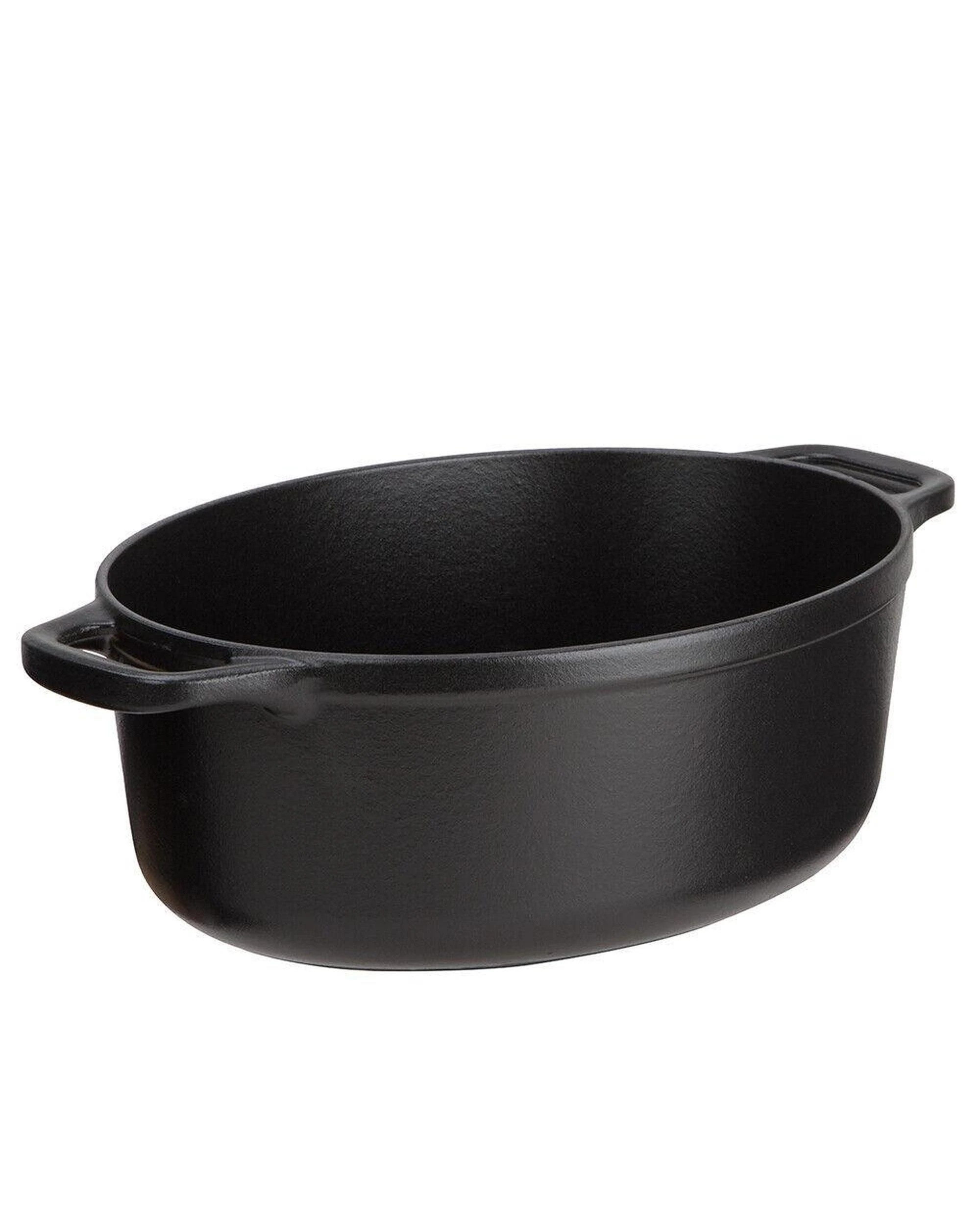 2 Chasseur Oval French Oven 27cm  4L Matte Black - Black, 2 of 5