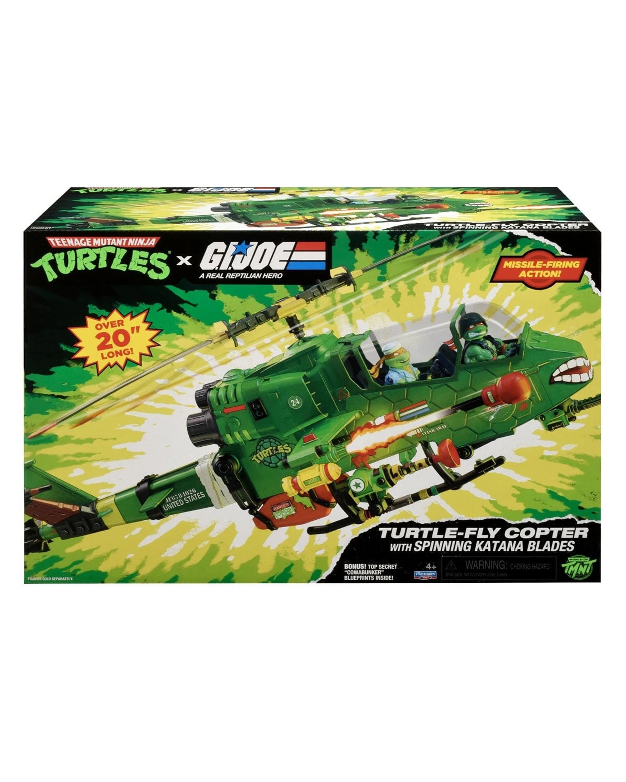 1 Teenage Mutant Ninja Turtles x G.I. Joe Turtle-Fly Copter, 1 of 3