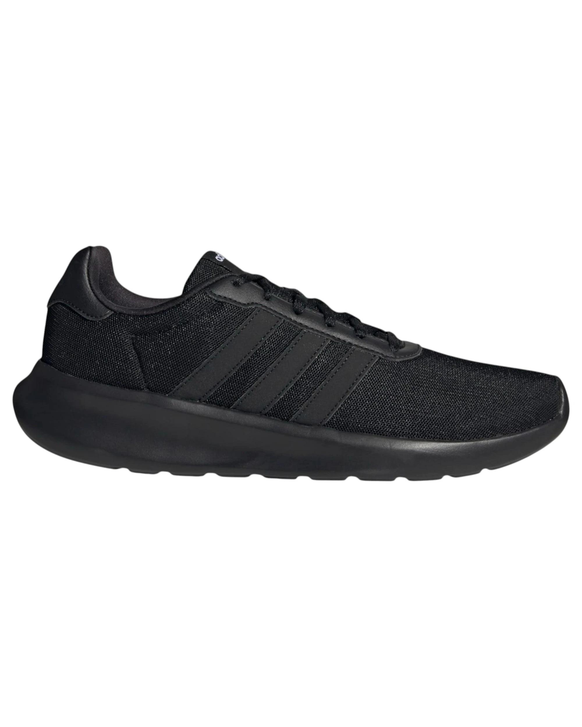 1 Adidas Womens Lite Racer 3.0 Triple Black Athletic Running Shoes BLACK, 1 of 8