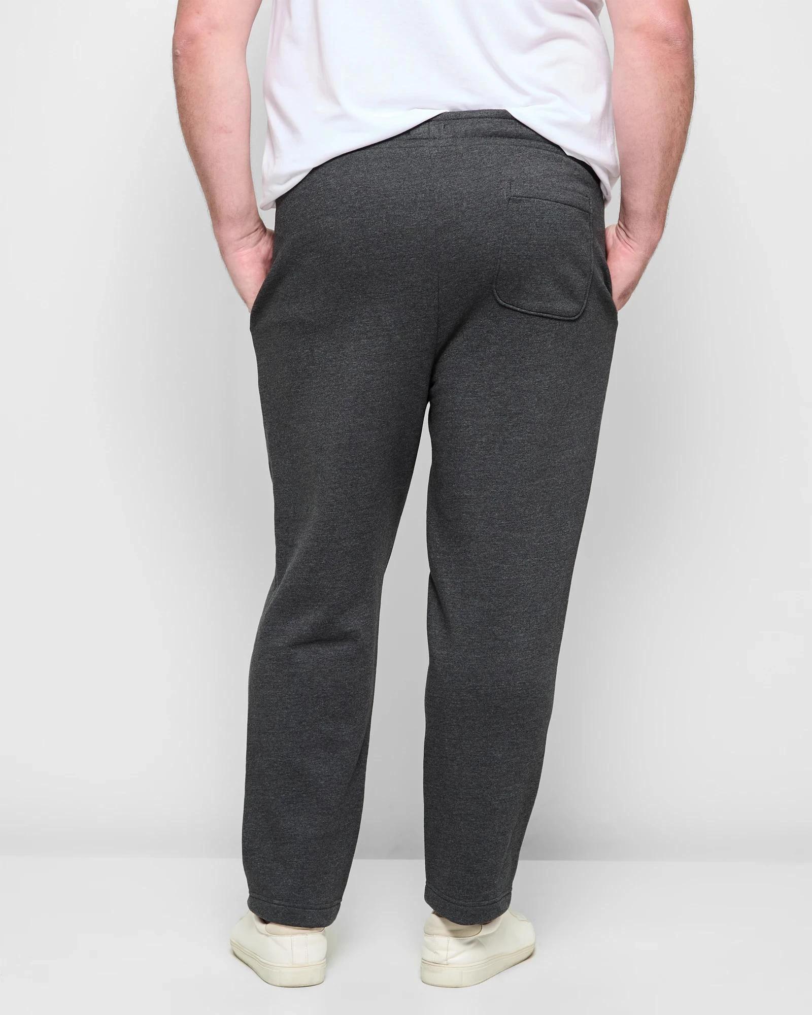 4 Target Plus Size Non-Cuffed Trackpants CHARCOAL, 4 of 5