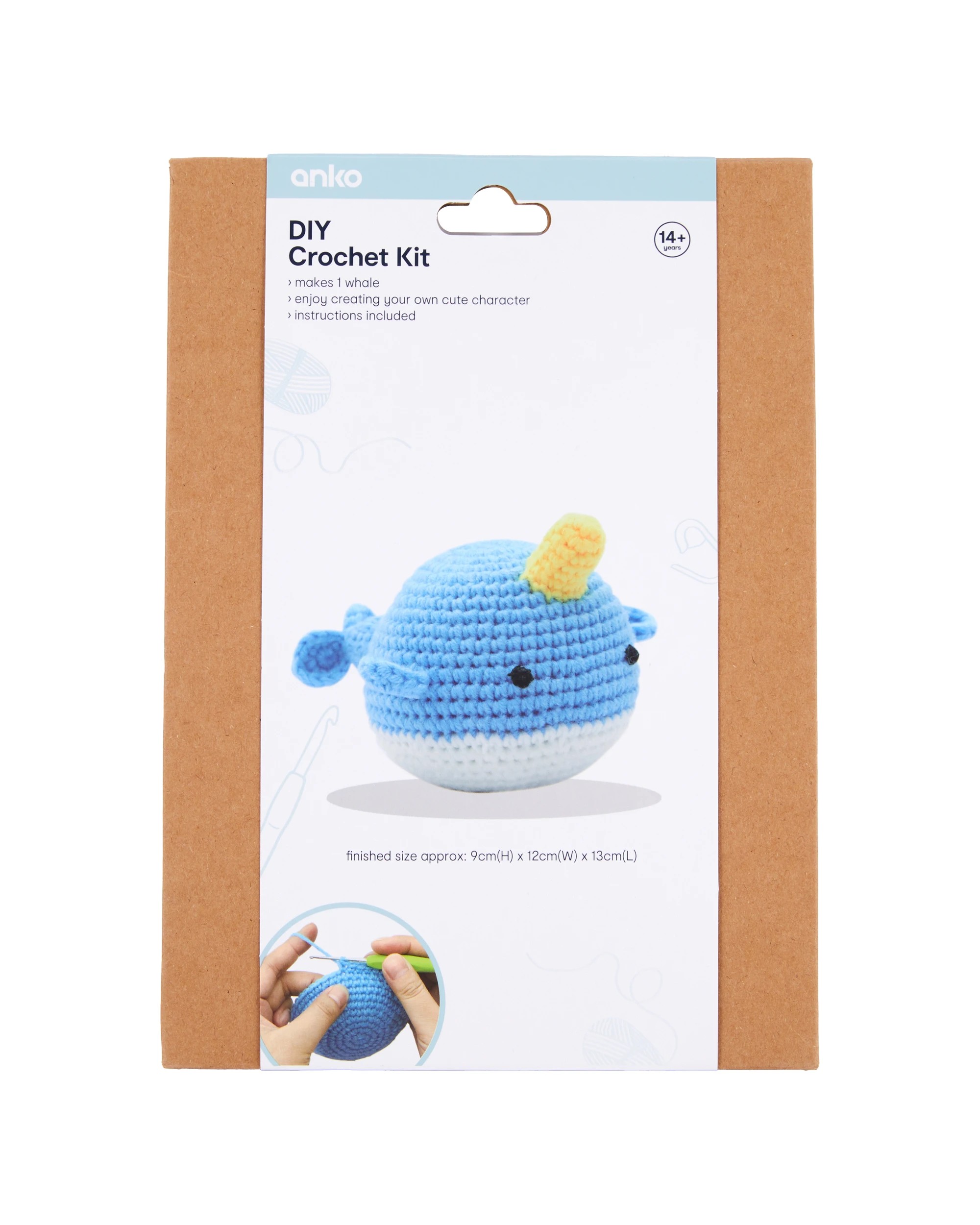 1 DIY Crochet Kit - Whale, 1 of 3